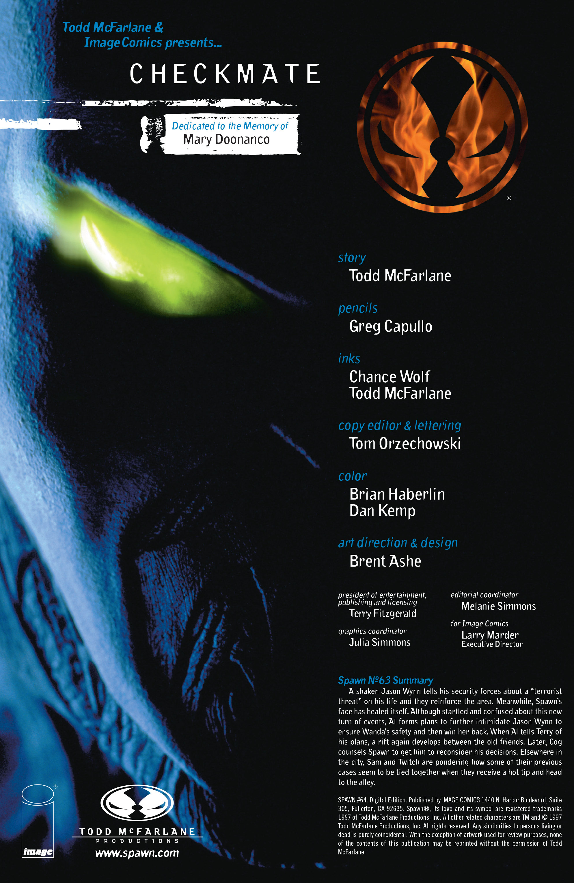 Read online Spawn comic -  Issue #64 - 2