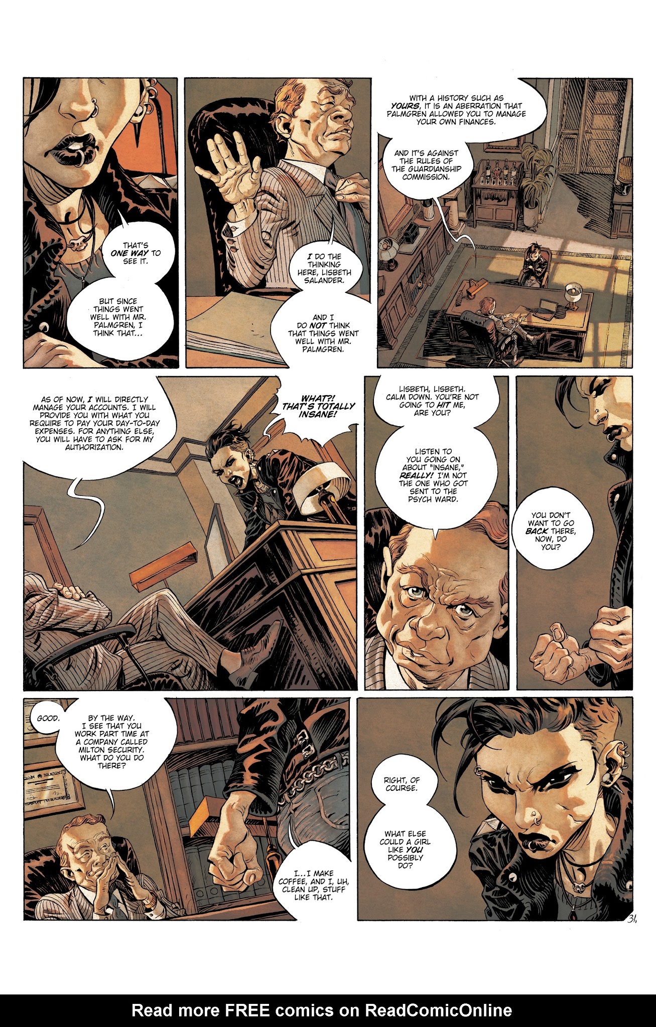 Read online Millennium: The Girl With the Dragon Tattoo comic -  Issue #1 - 36
