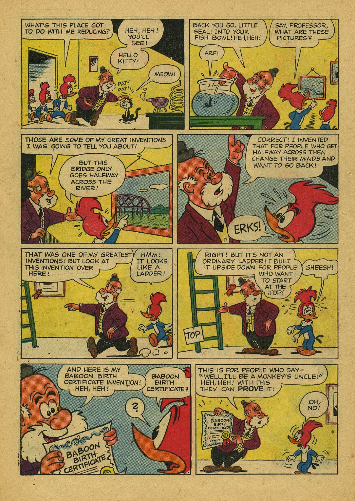 Read online Walter Lantz Woody Woodpecker (1952) comic -  Issue #45 - 10