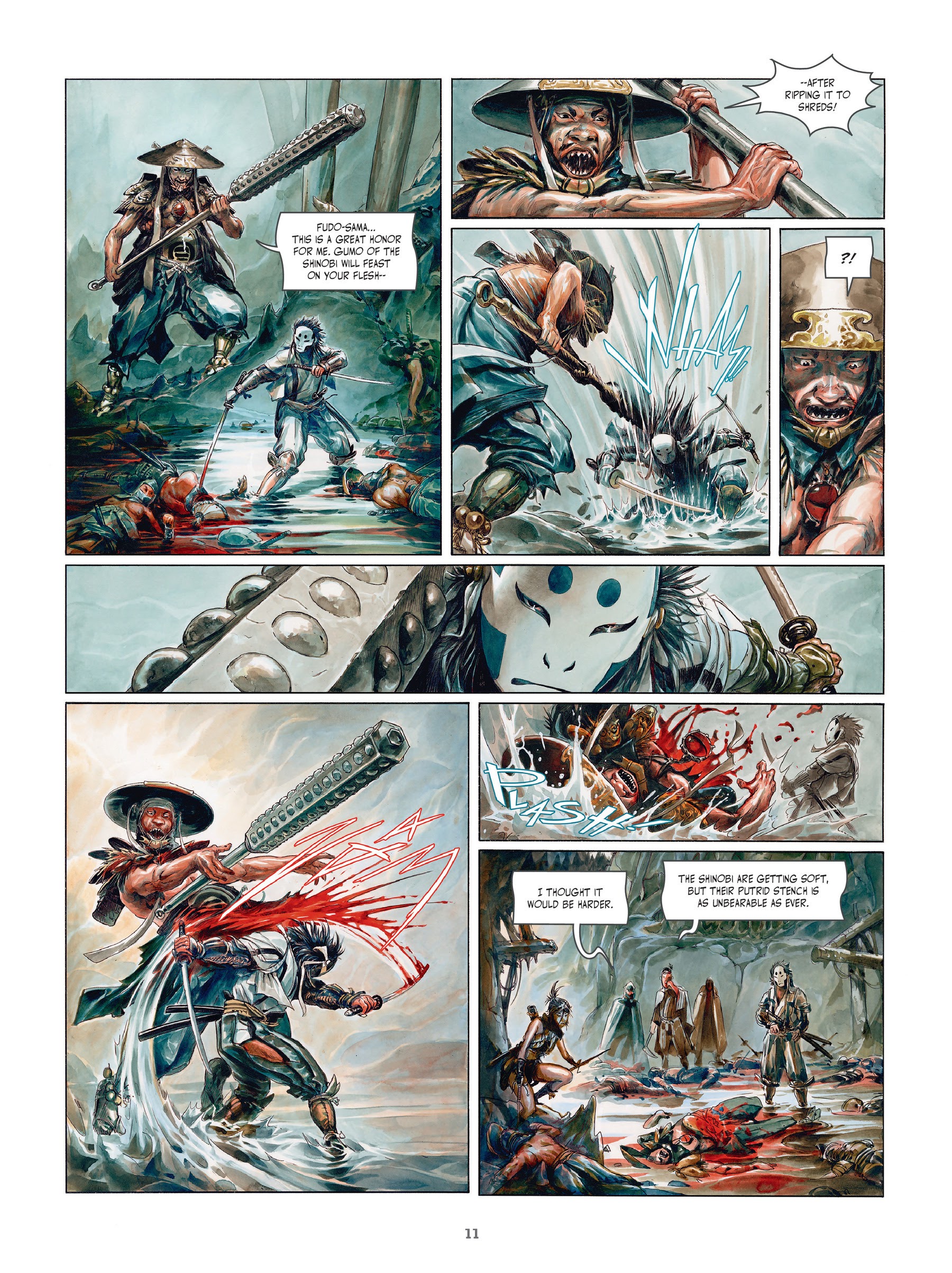 Read online The Mask of Fudo comic -  Issue #3 - 12
