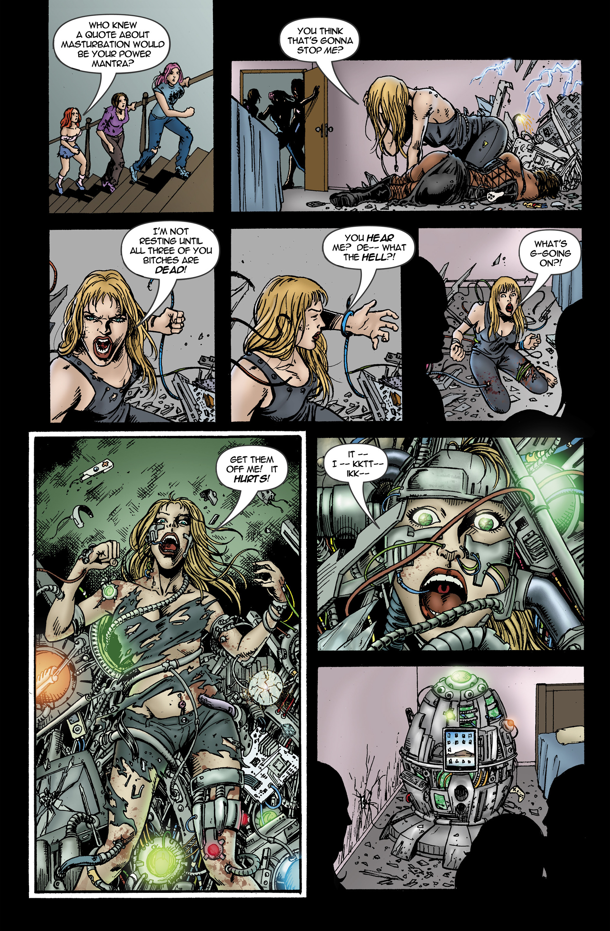 Read online Chaos Campus: Sorority Girls Vs. Zombies comic -  Issue #15 - 18