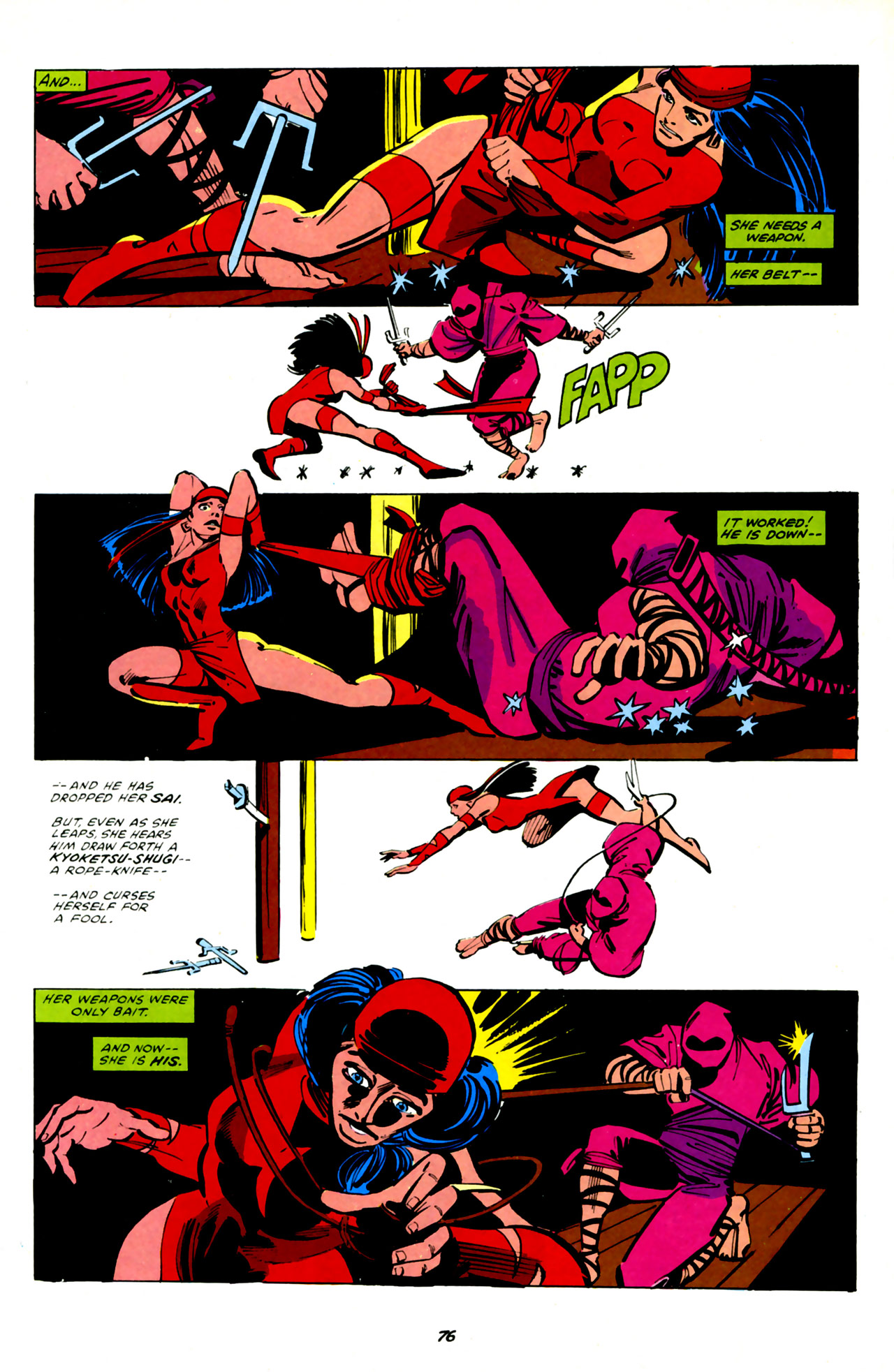 Read online Elektra Megazine comic -  Issue #1 - 77