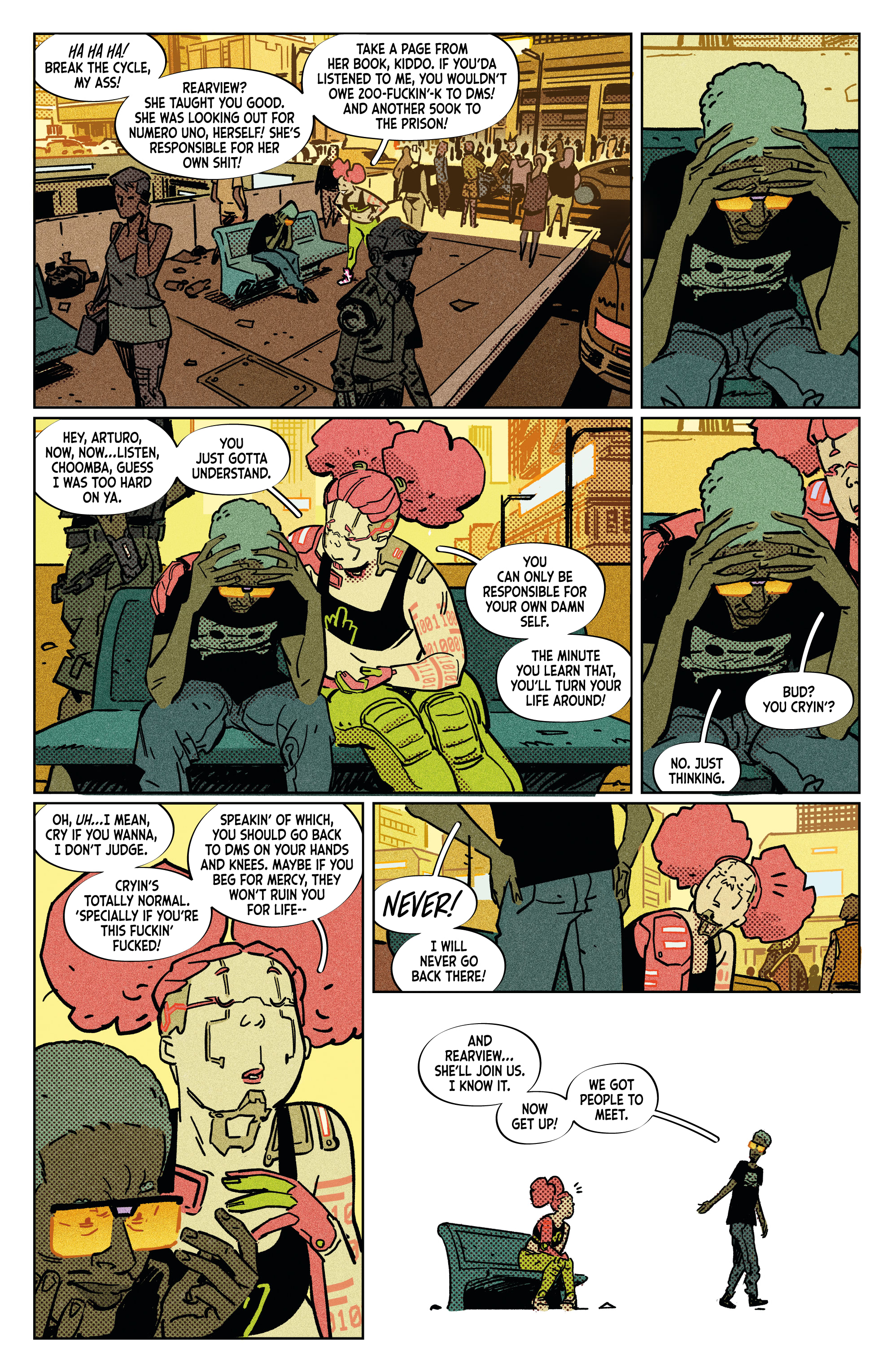 Read online Cyberpunk 2077: Blackout comic -  Issue #2 - 10