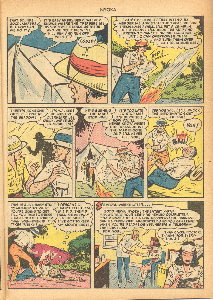 Read online Nyoka the Jungle Girl (1945) comic -  Issue #38 - 39