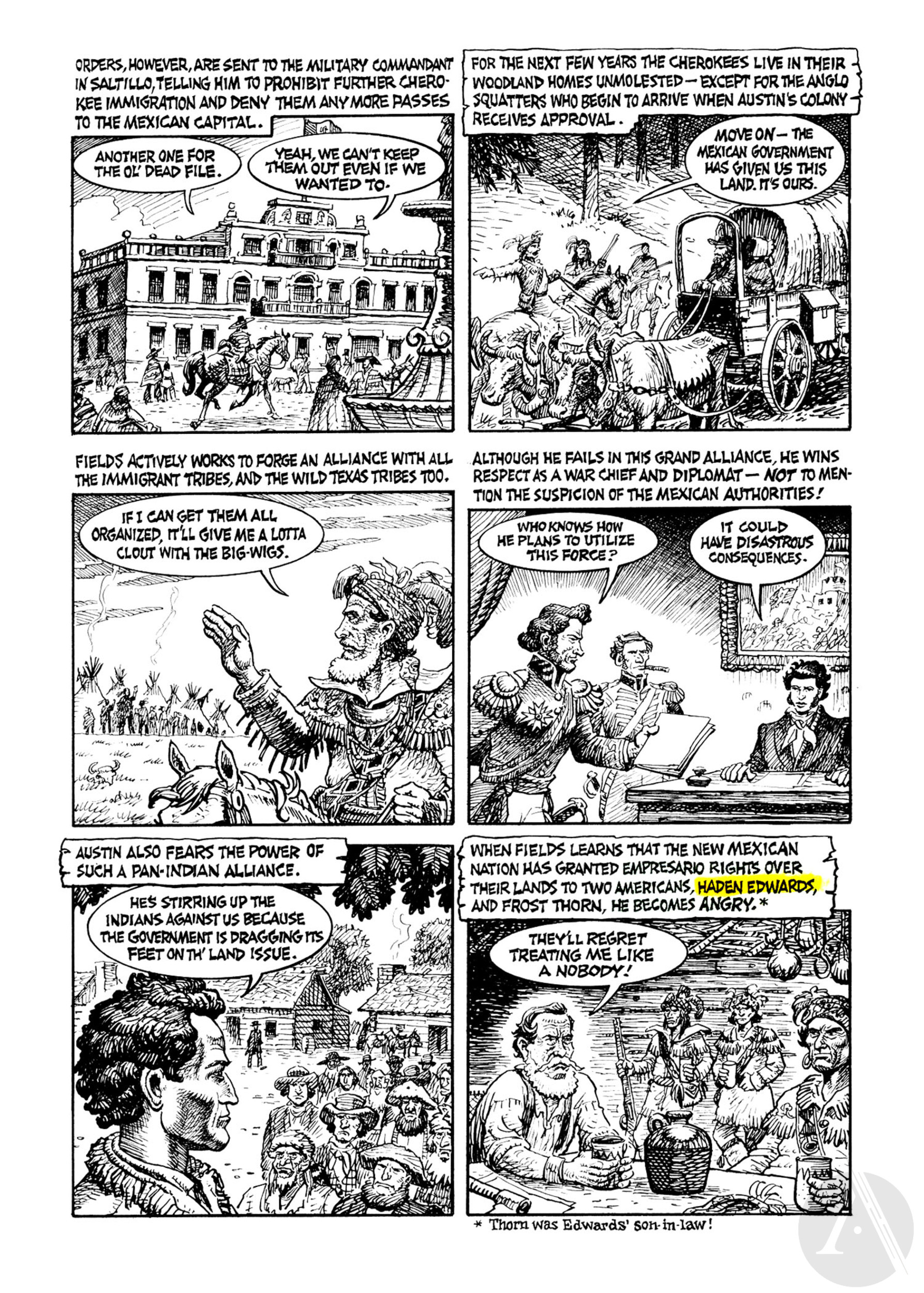 Read online Indian Lover: Sam Houston & the Cherokees comic -  Issue # TPB - 32
