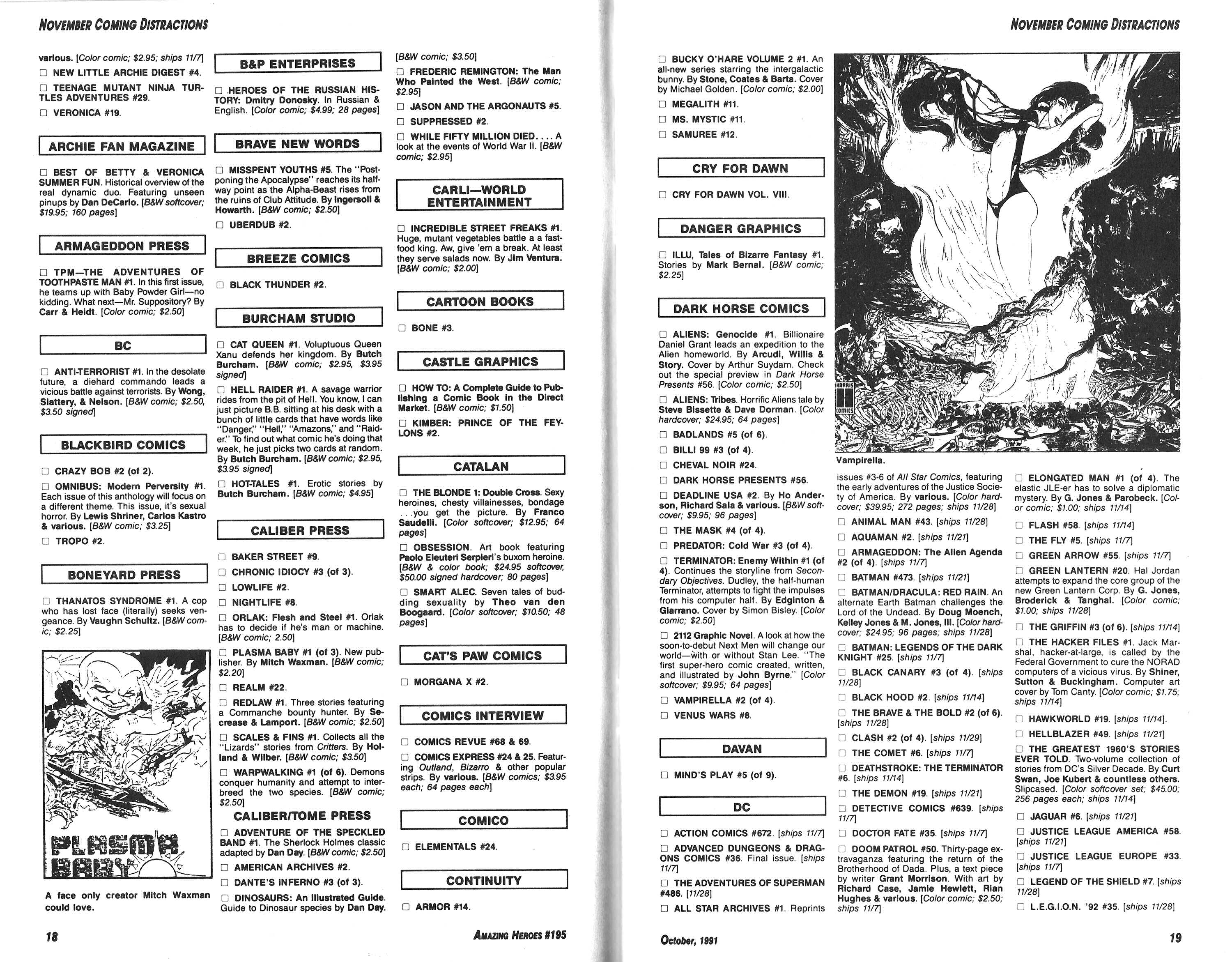 Read online Amazing Heroes comic -  Issue #195 - 10