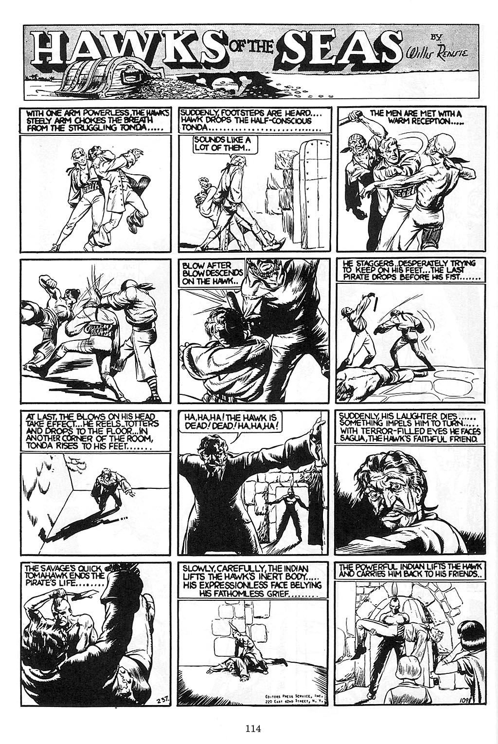 Read online Will Eisner's Hawks of the Seas comic -  Issue # TPB - 115