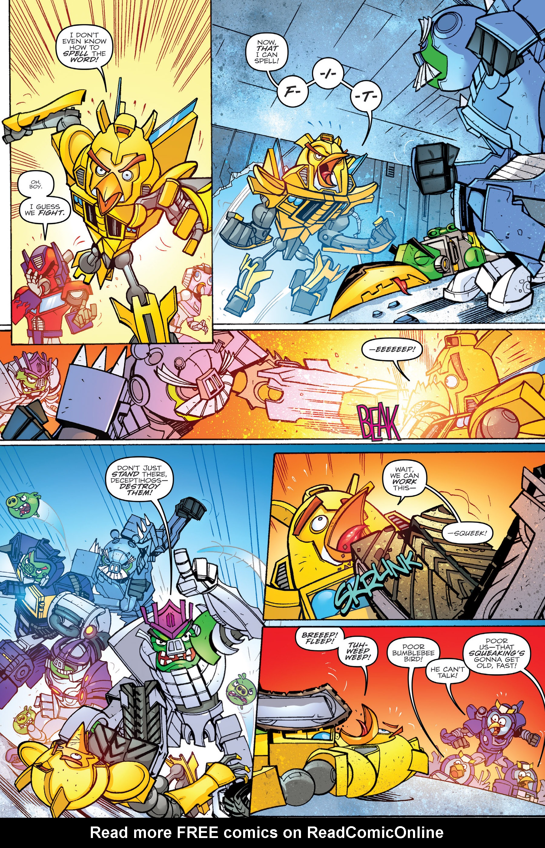 Read online Angry Birds Transformers: Age of Eggstinction comic -  Issue # Full - 43