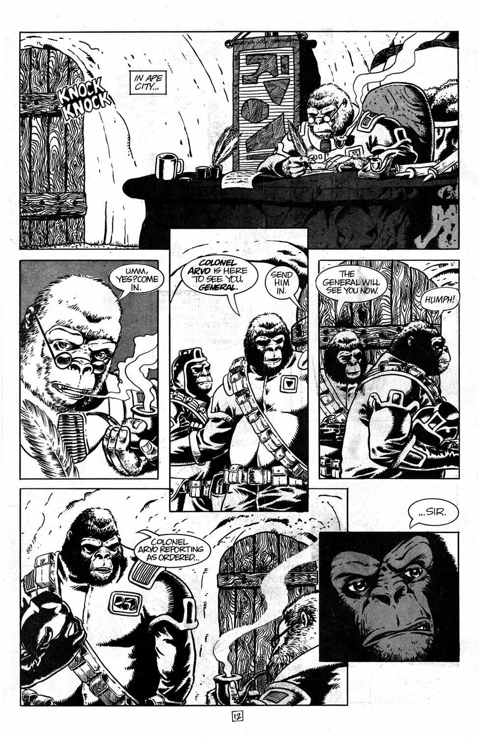 Read online Planet of the Apes: The Forbidden Zone comic -  Issue #1 - 14
