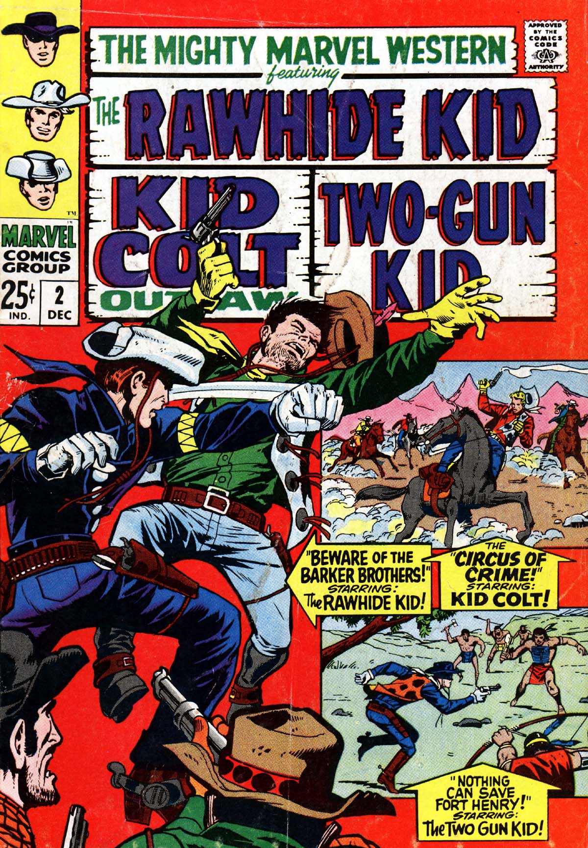 Read online The Mighty Marvel Western comic -  Issue #2 - 1