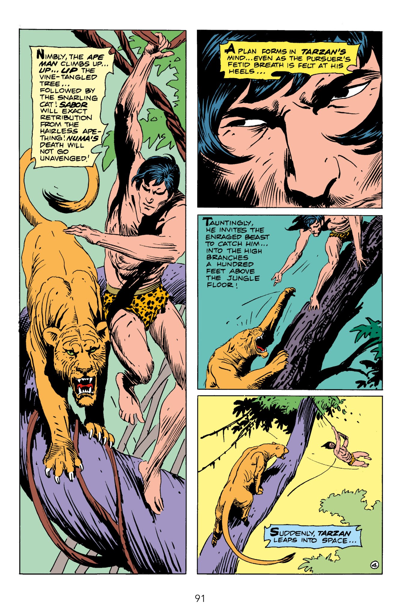 Read online Edgar Rice Burroughs' Tarzan The Joe Kubert Years comic -  Issue # TPB 3 (Part 1) - 92