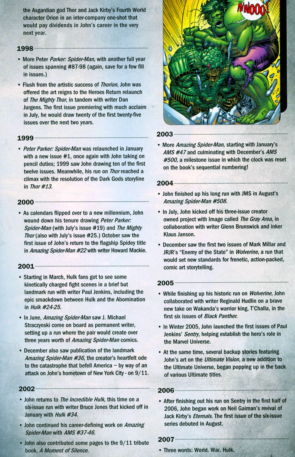 Read online John Romita Jr. 30th Anniversary Special comic -  Issue # Full - 18