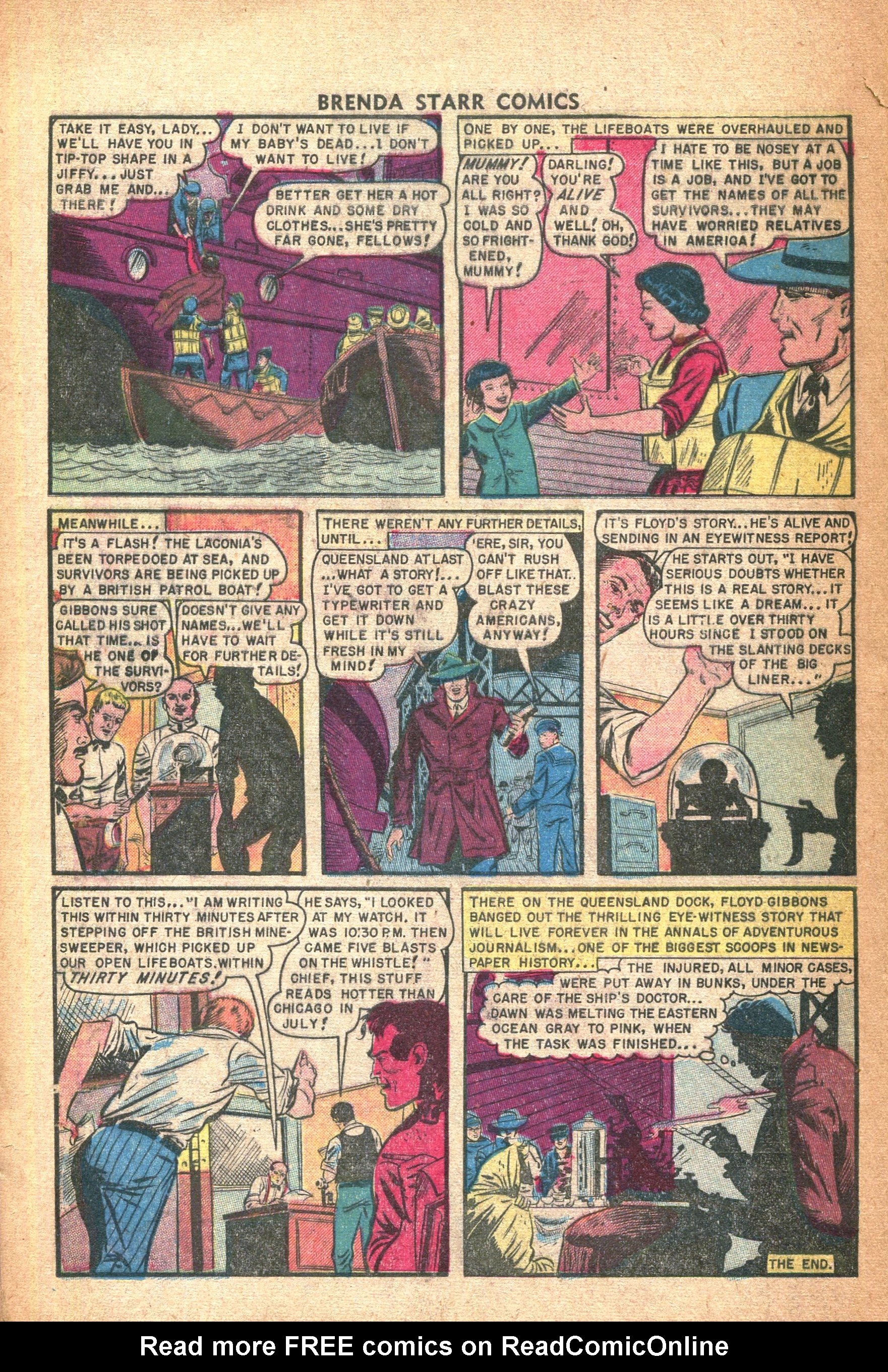 Read online Brenda Starr (1948) comic -  Issue #12 - 28