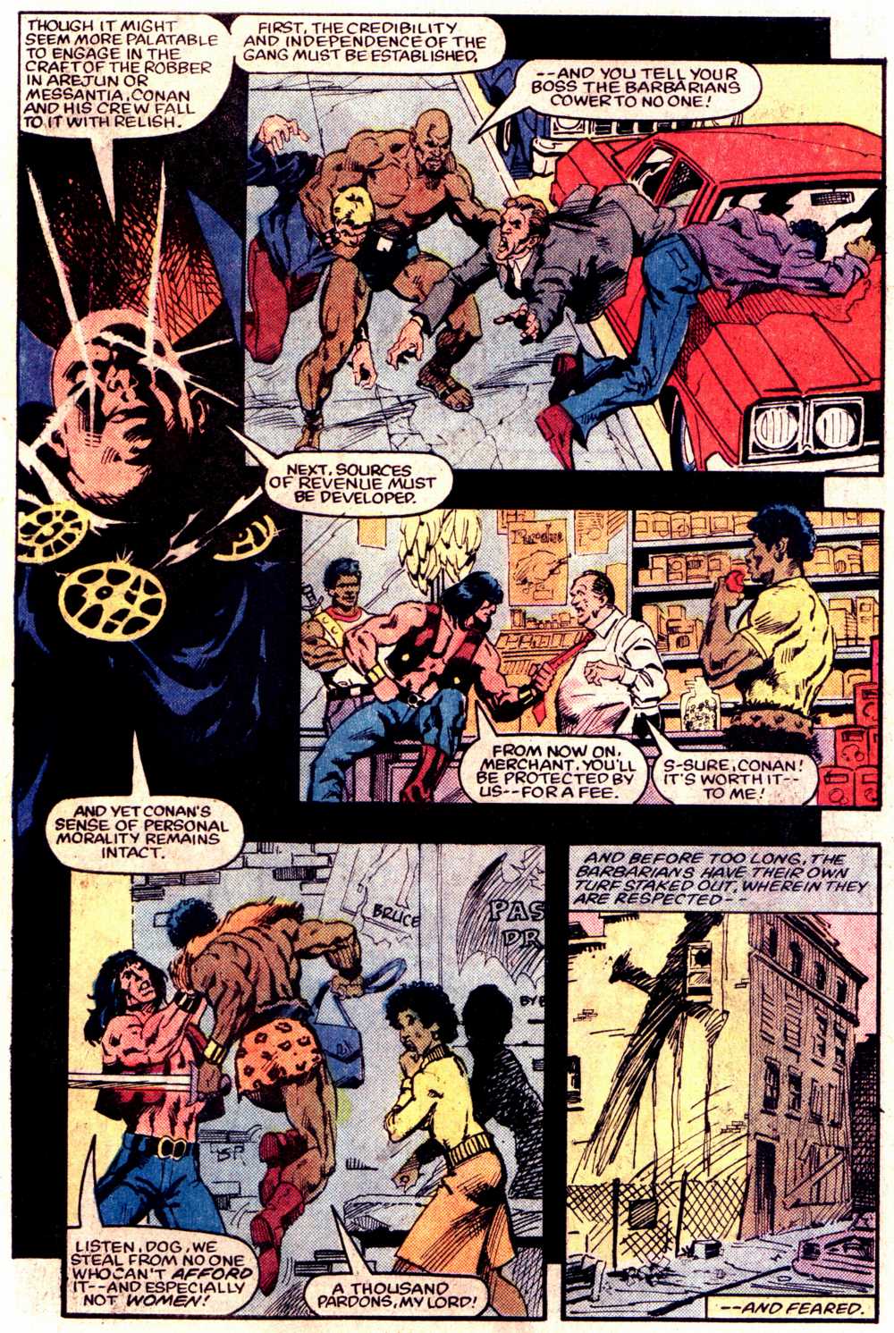 What If? (1977) issue 43 - Conan the Barbarian were stranded in the 20th century - Page 17