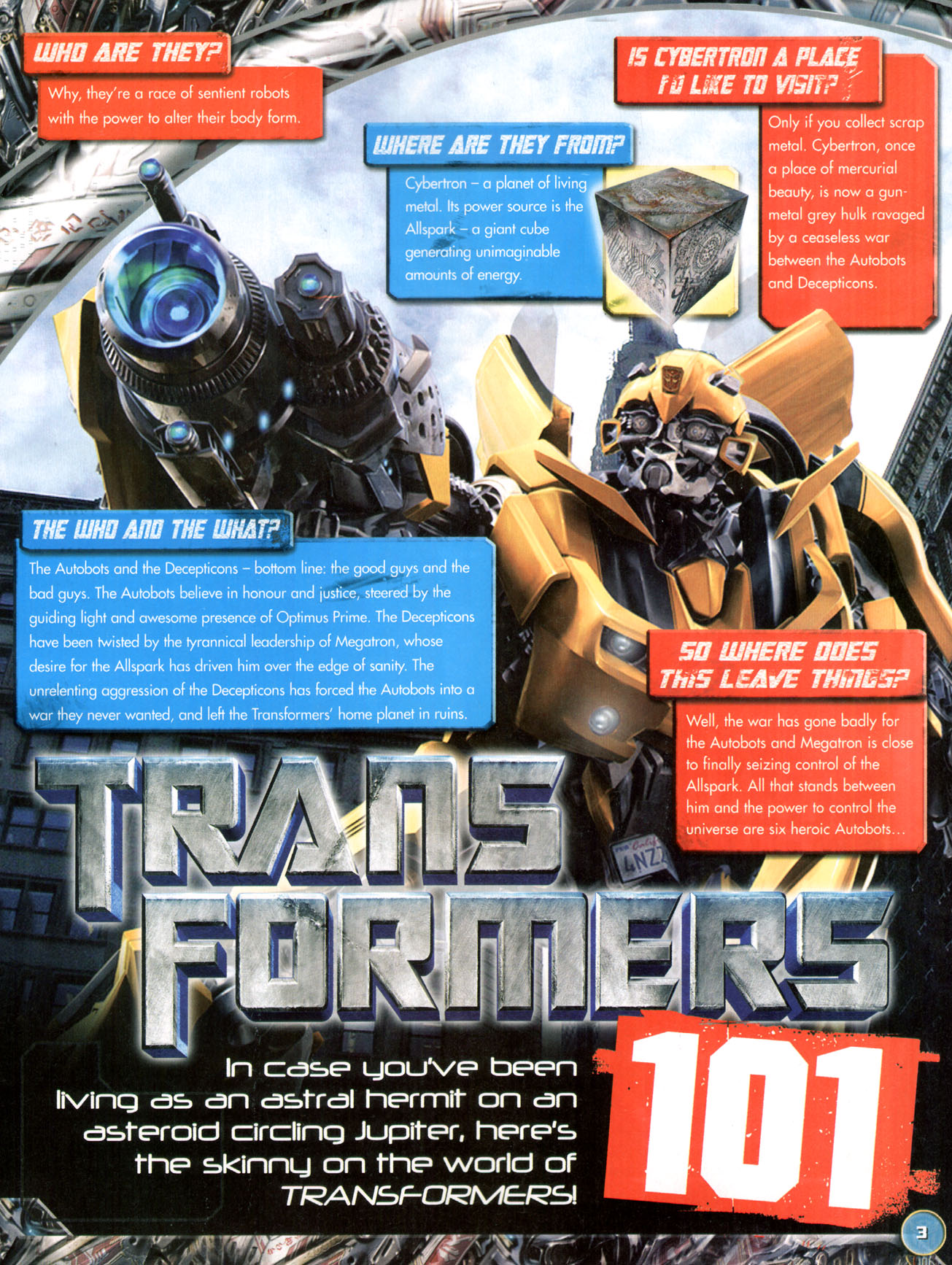 Read online Transformers: Robots in Disguise (2007) comic -  Issue #1 - 3