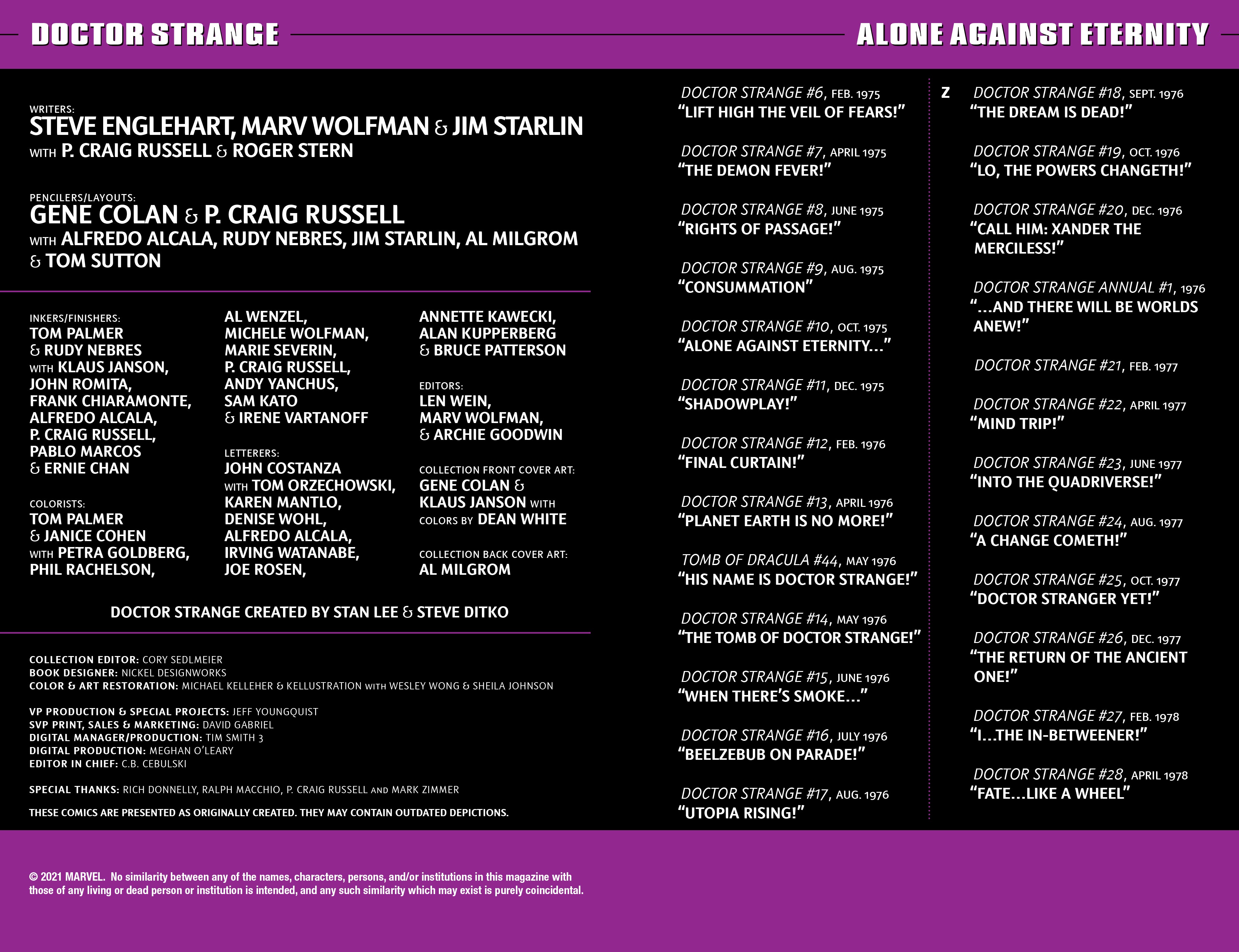 Read online Doctor Strange Epic Collection: Alone Against Eternity comic -  Issue # TPB (Part 1) - 3
