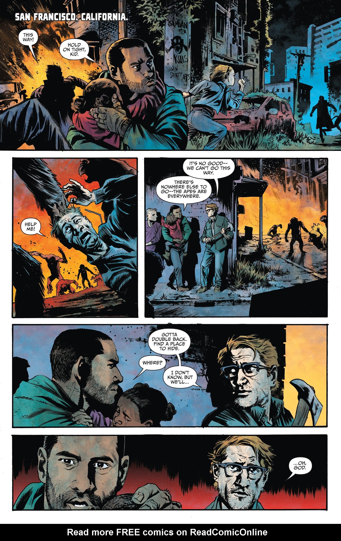 Read online War for the Planet of the Apes comic -  Issue #1 - 5