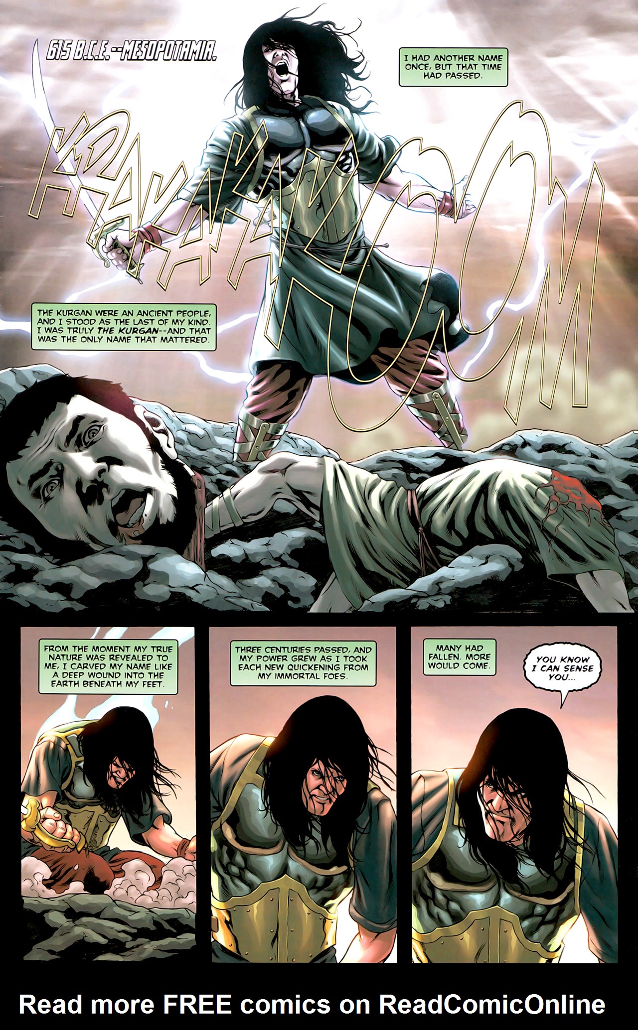 Read online Highlander Origins: The Kurgan comic -  Issue #2 - 4