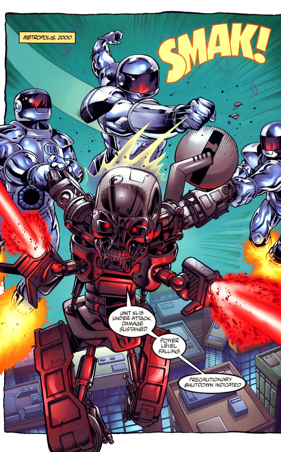 Superman vs. The Terminator: Death to the Future Issue #4 #4 - English 4