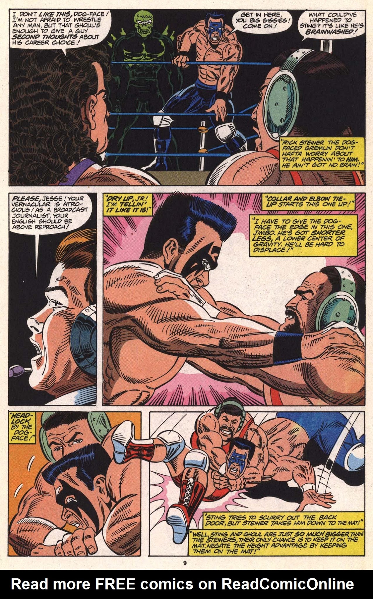 Read online WCW World Championship Wrestling comic -  Issue #9 - 11