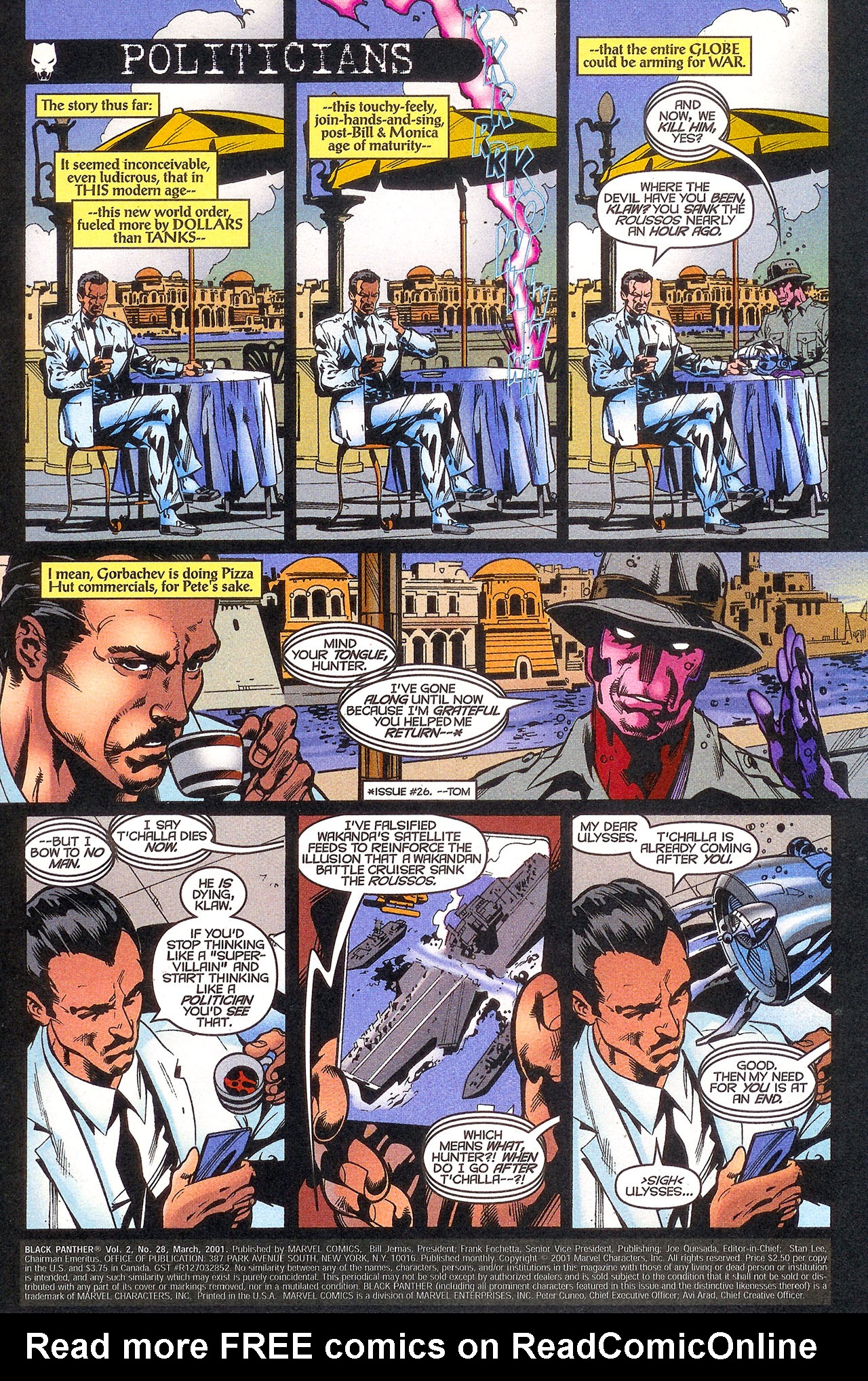 Read online Black Panther (1998) comic -  Issue #28 - 2