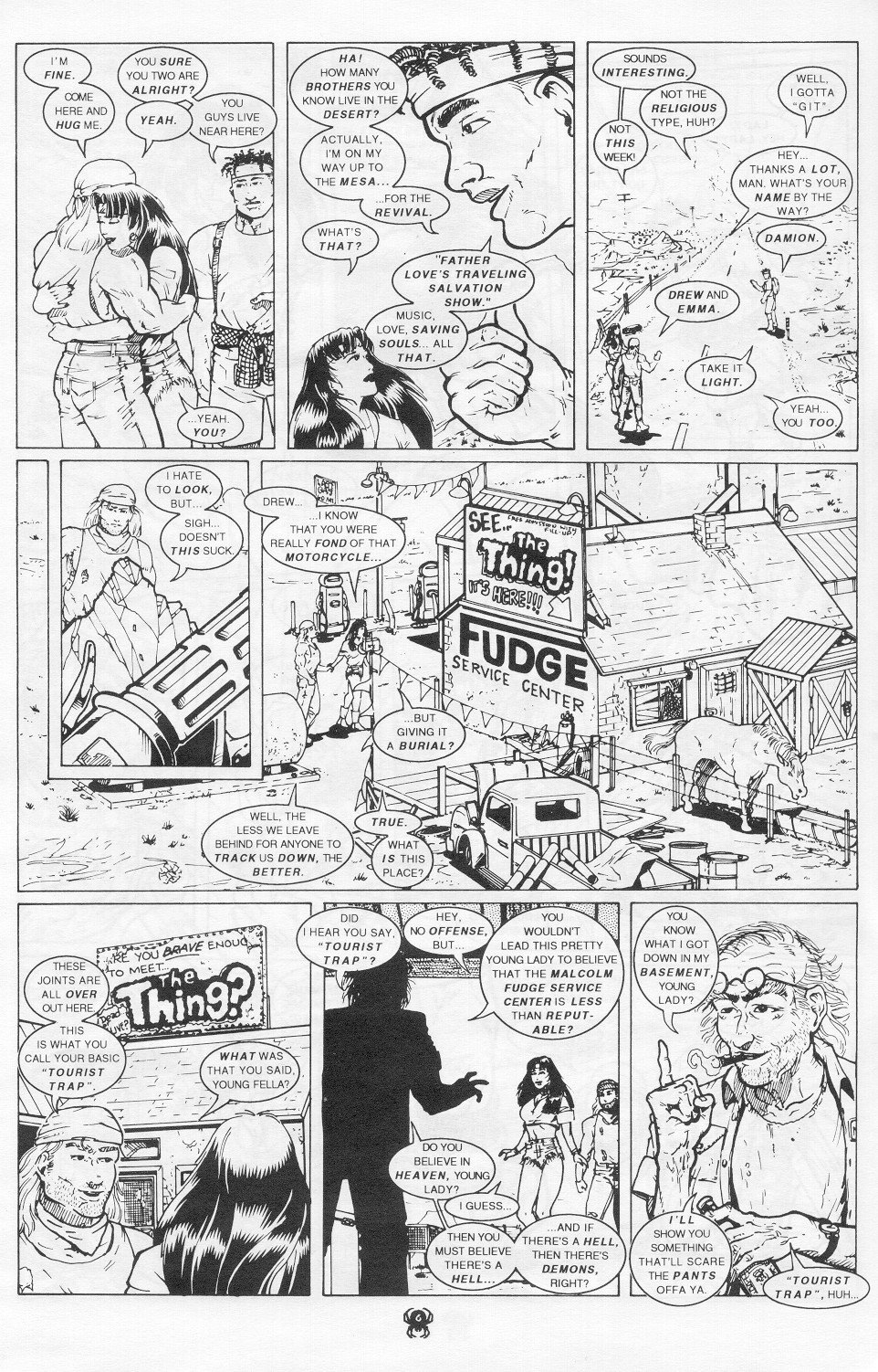 Read online Fangs of the Widow comic -  Issue #7 - 8