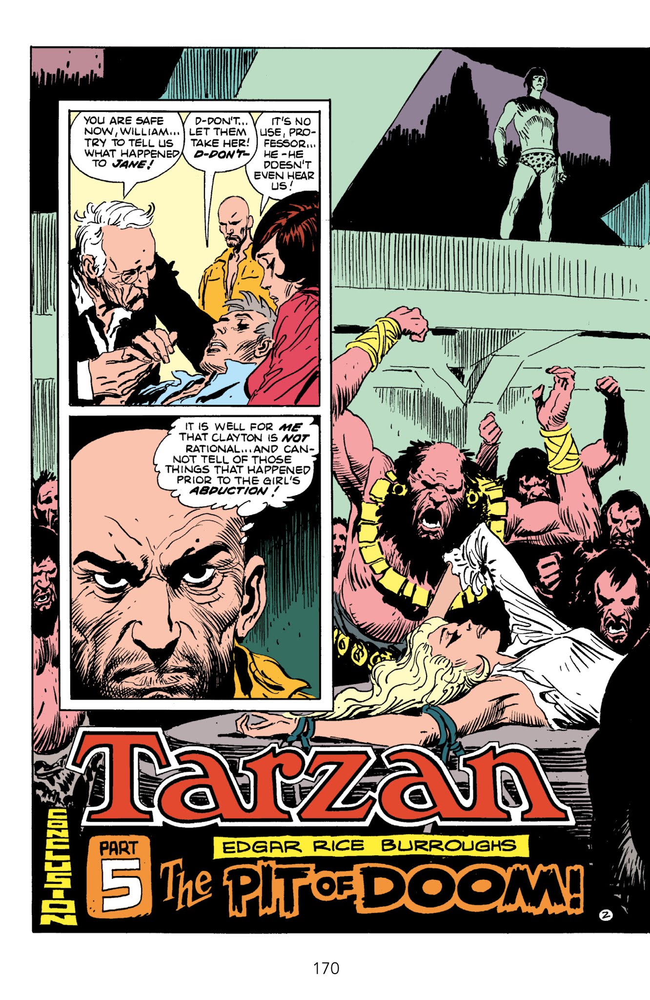 Read online Edgar Rice Burroughs' Tarzan The Joe Kubert Years comic -  Issue # TPB 2 (Part 2) - 64