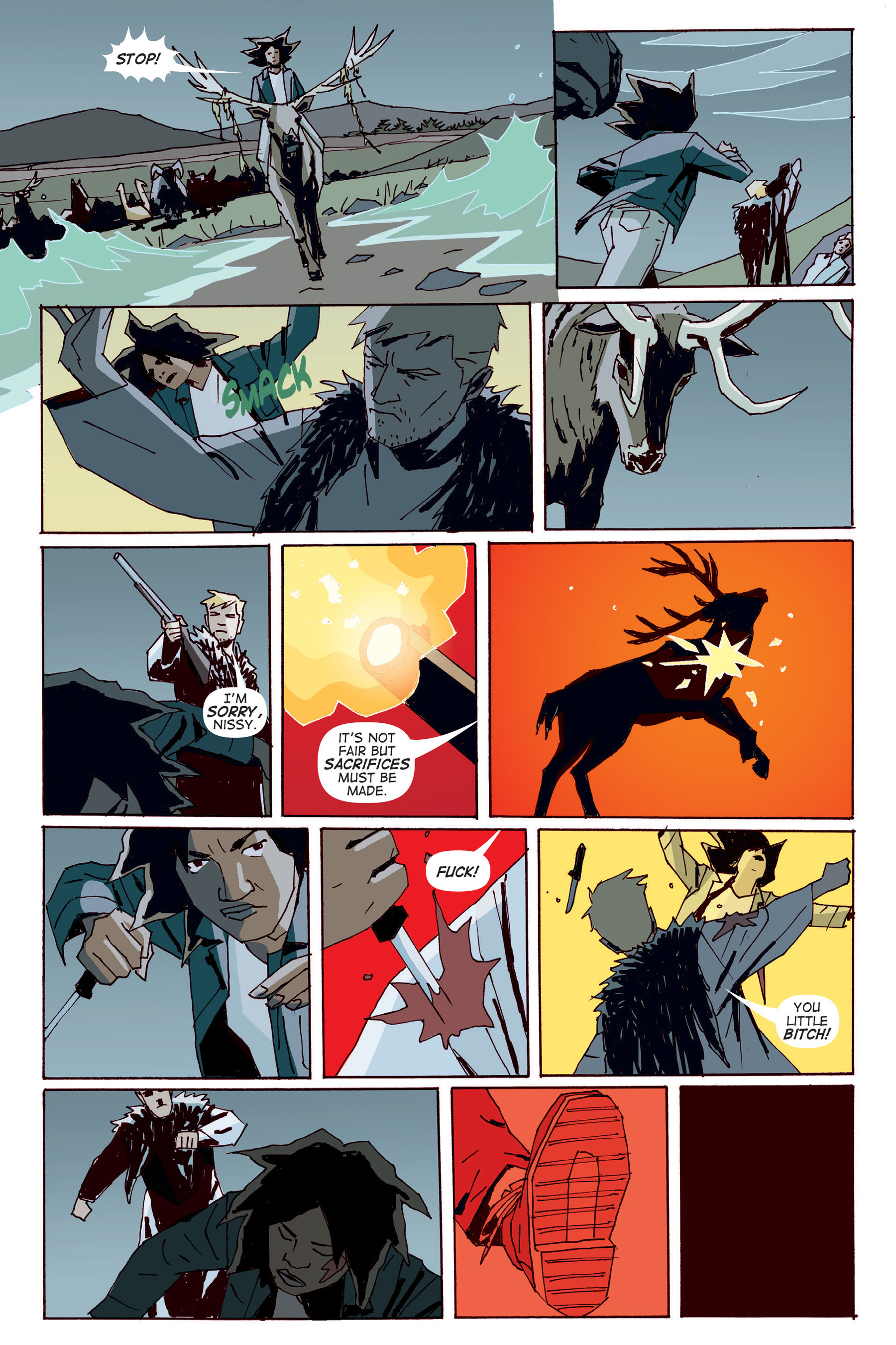 Read online Nicnevin and the Bloody Queen comic -  Issue # TPB - 97