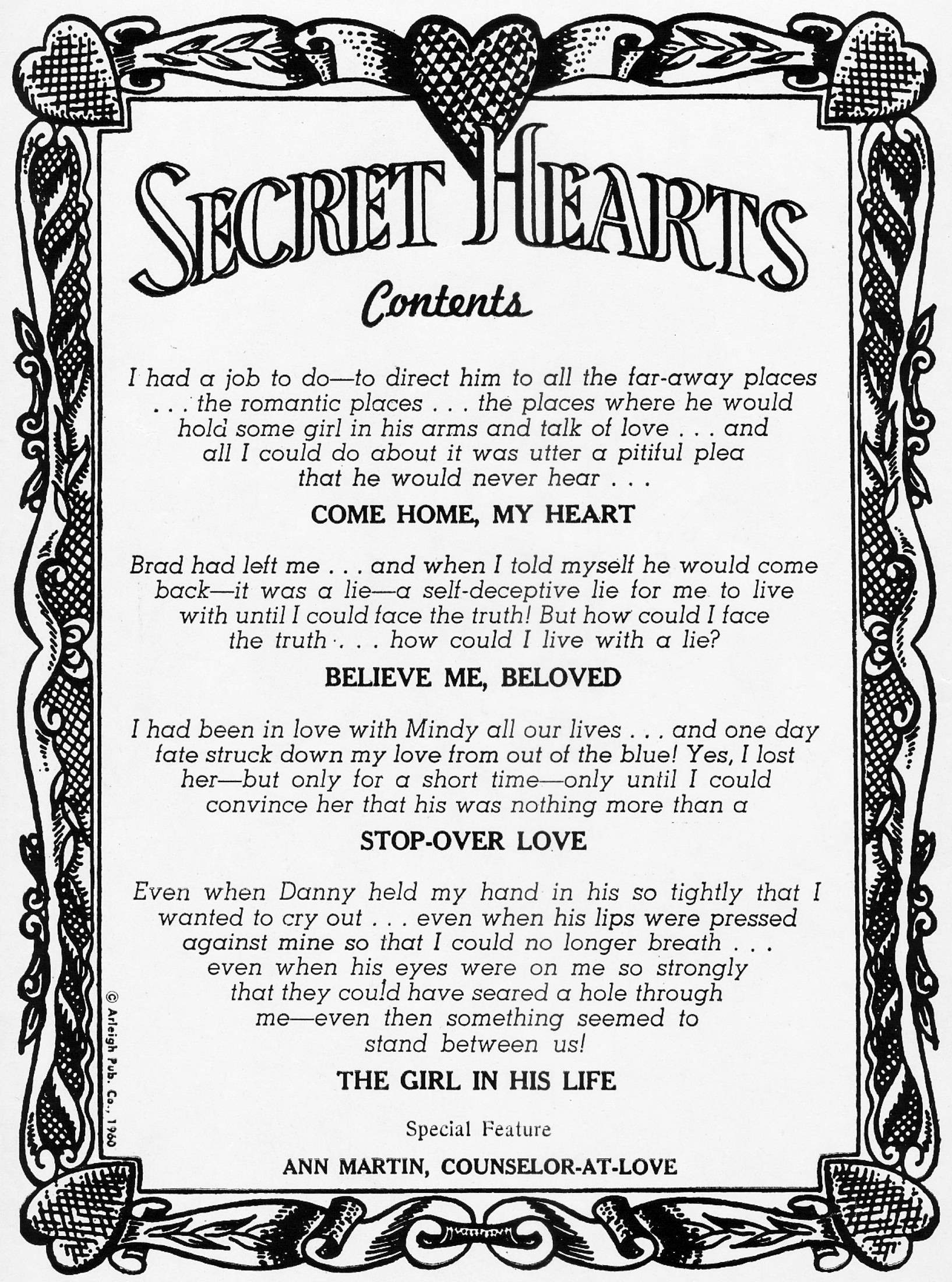 Read online Secret Hearts comic -  Issue #67 - 2
