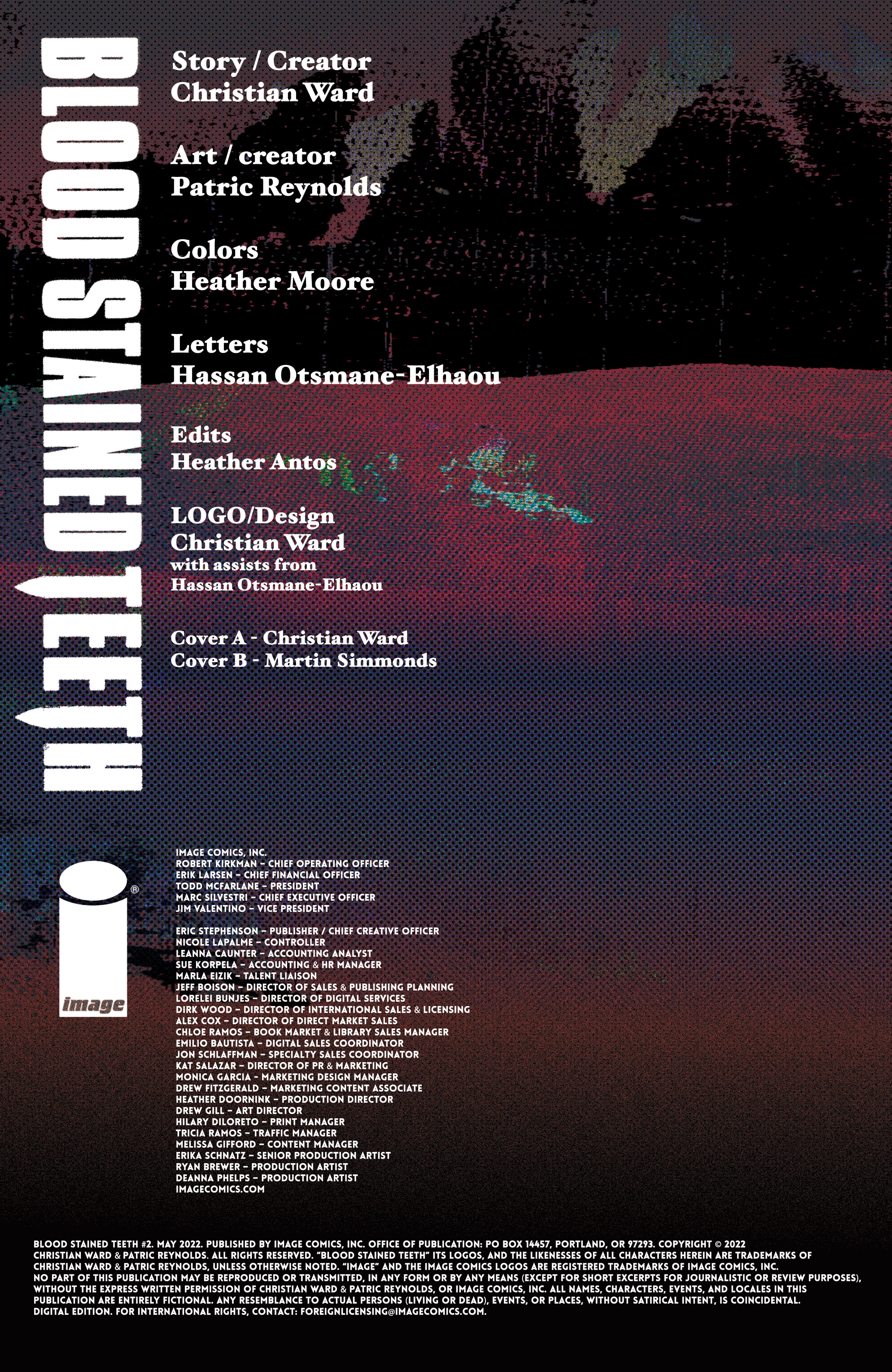 Read online Blood Stained Teeth comic -  Issue #2 - 2