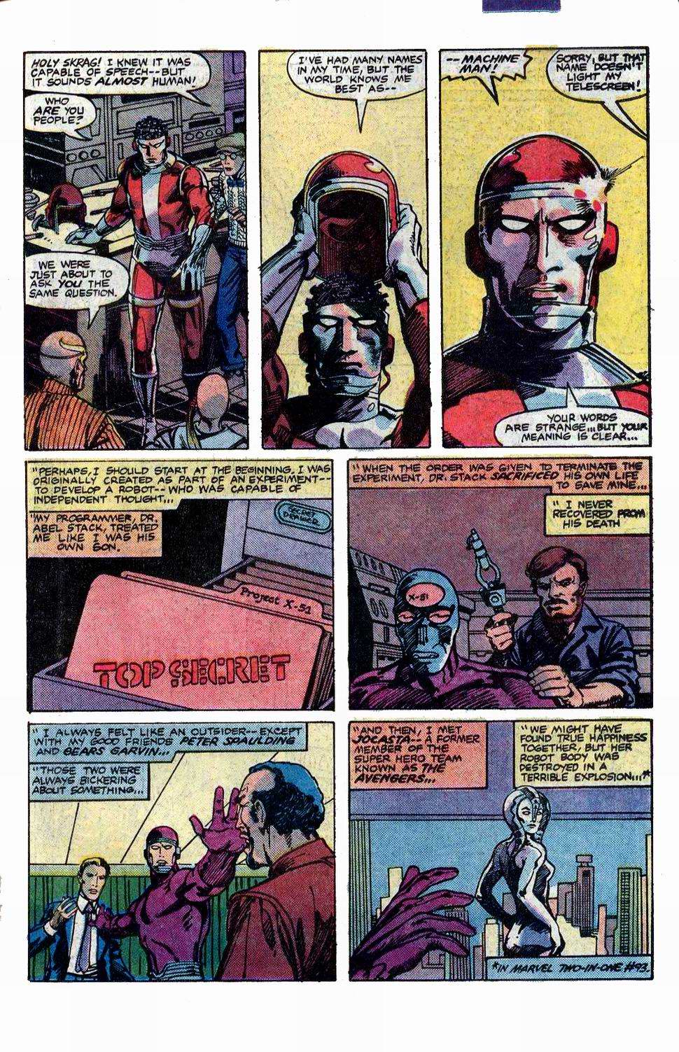 Read online Machine Man (1984) comic -  Issue #1 - 14