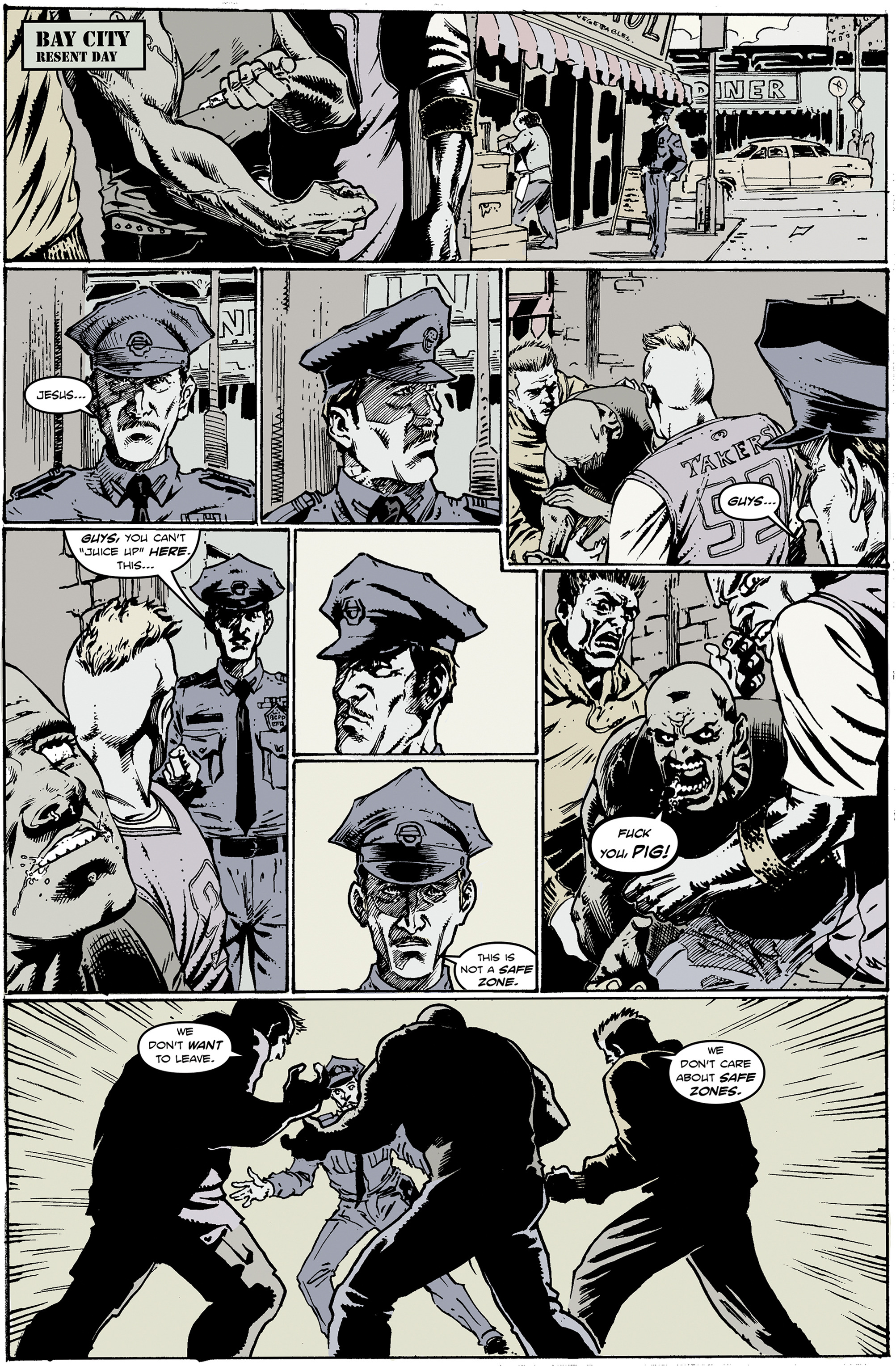 Read online Moros: A Hard Boiled Hero comic -  Issue #1 - 2