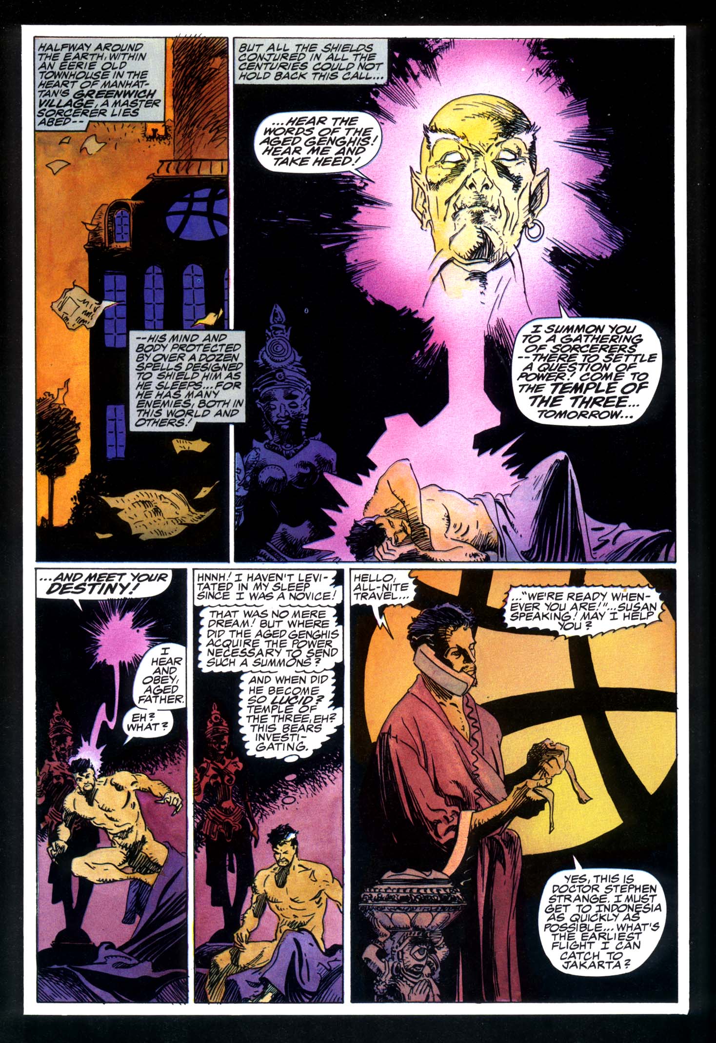 Read online Marvel Graphic Novel comic -  Issue #49 - Doctor Strange & Doctor Doom - Triumph & Torment - 11