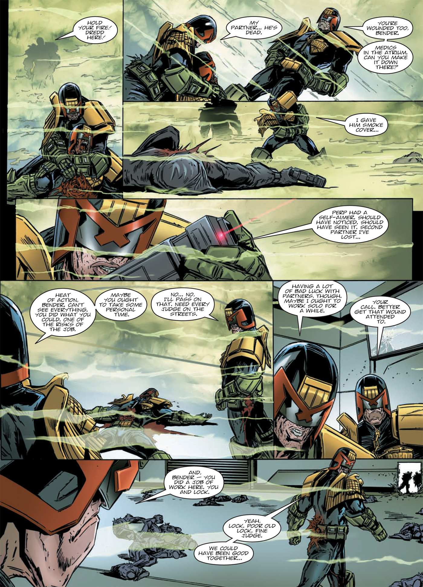 Read online Judge Dredd: Day of Chaos: Fallout comic -  Issue # TPB (Part 3) - 37