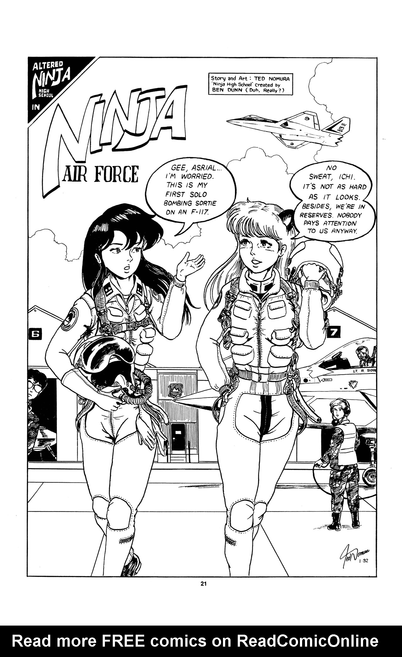 Read online Girls of Ninja High School comic -  Issue #2 - 21