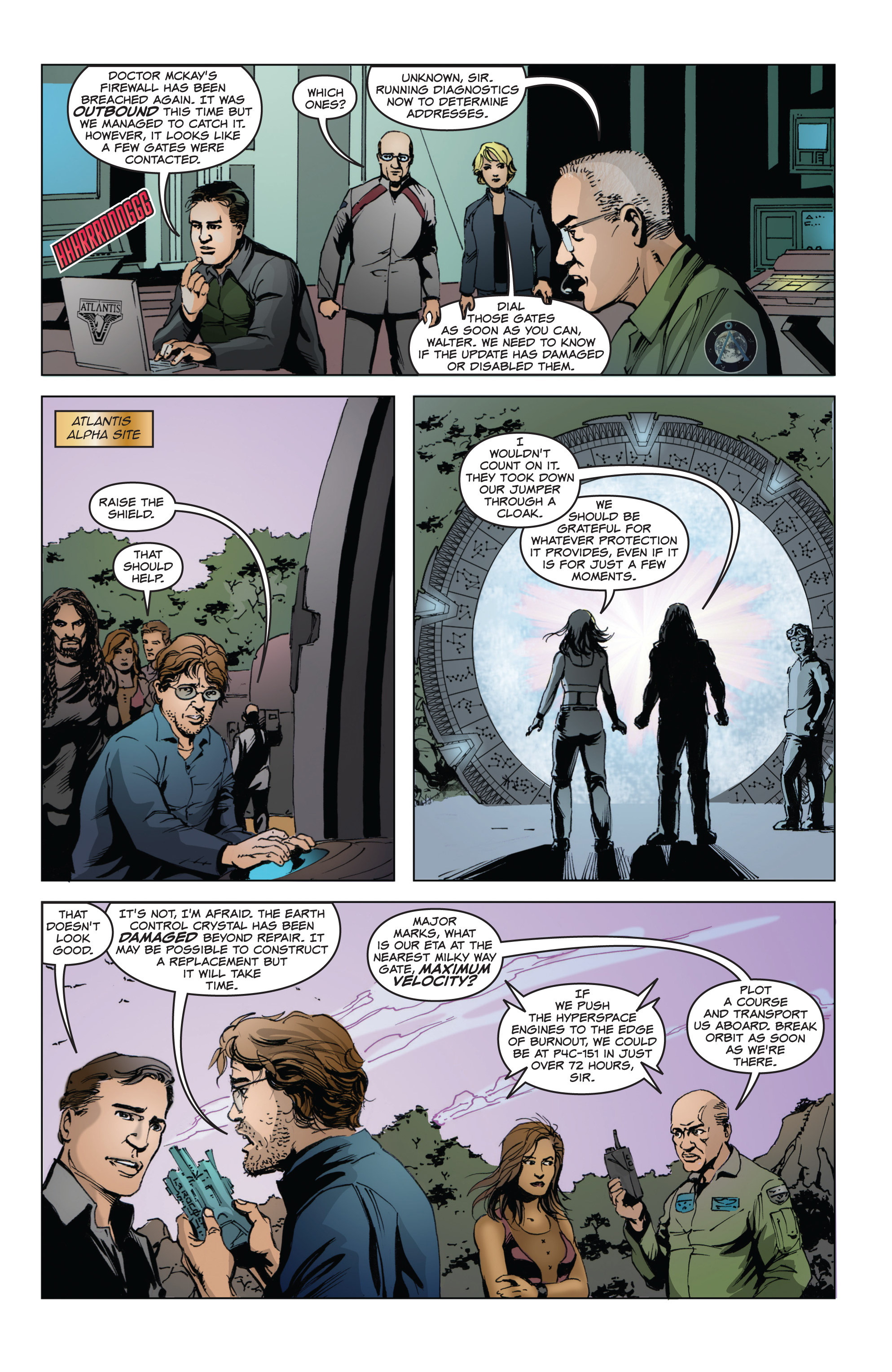 Read online Stargate Atlantis Back to Pegasus comic -  Issue #1 - 23