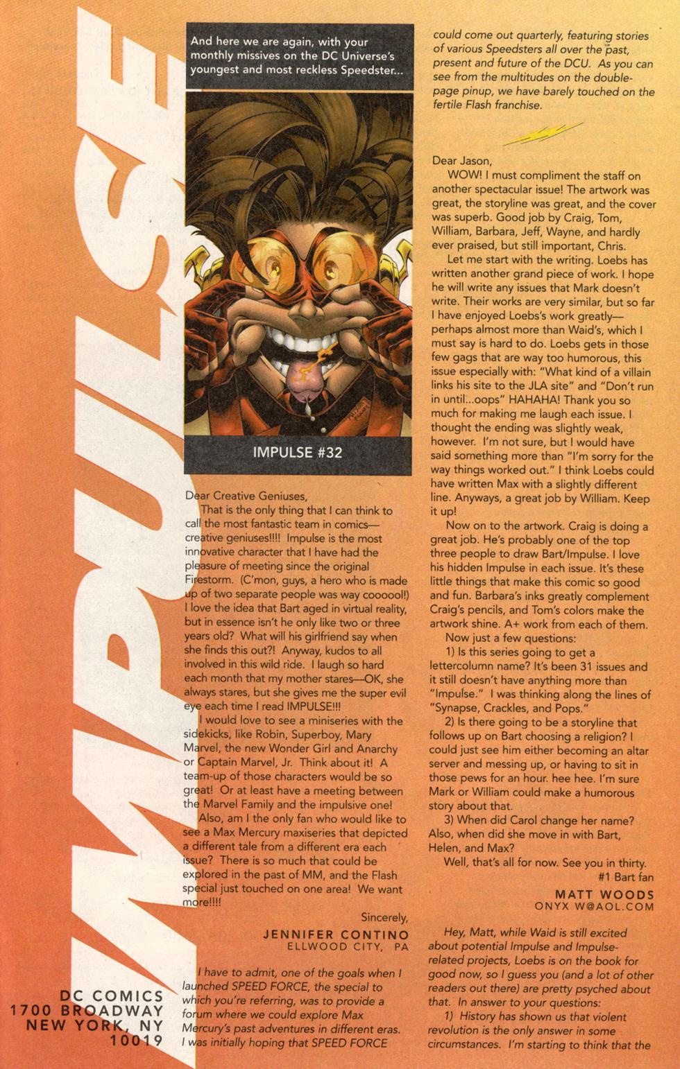 Read online Impulse (1995) comic -  Issue #36 - 24