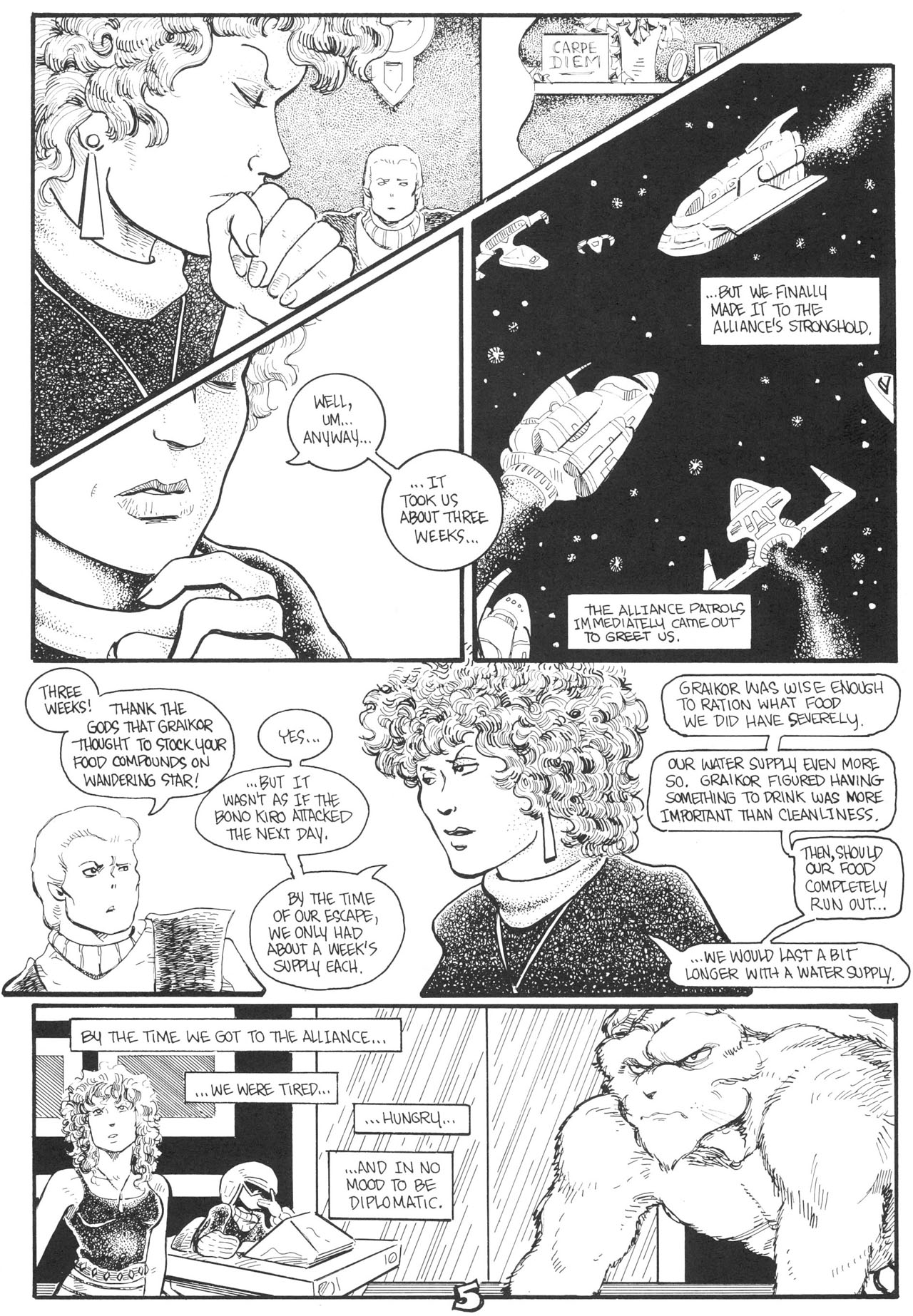 Read online Wandering Star comic -  Issue #5 - 7