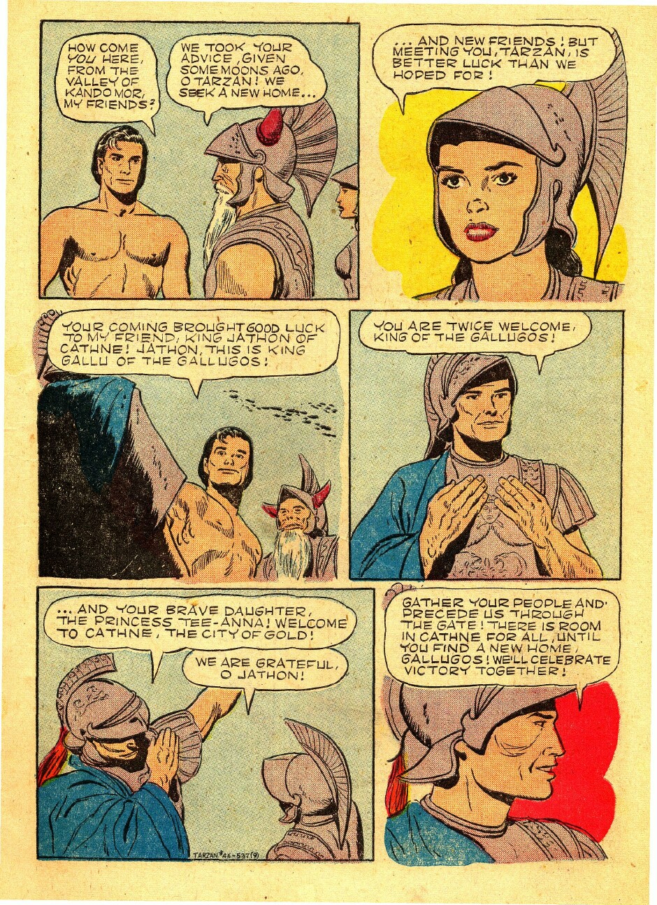 Read online Tarzan (1948) comic -  Issue #46 - 11