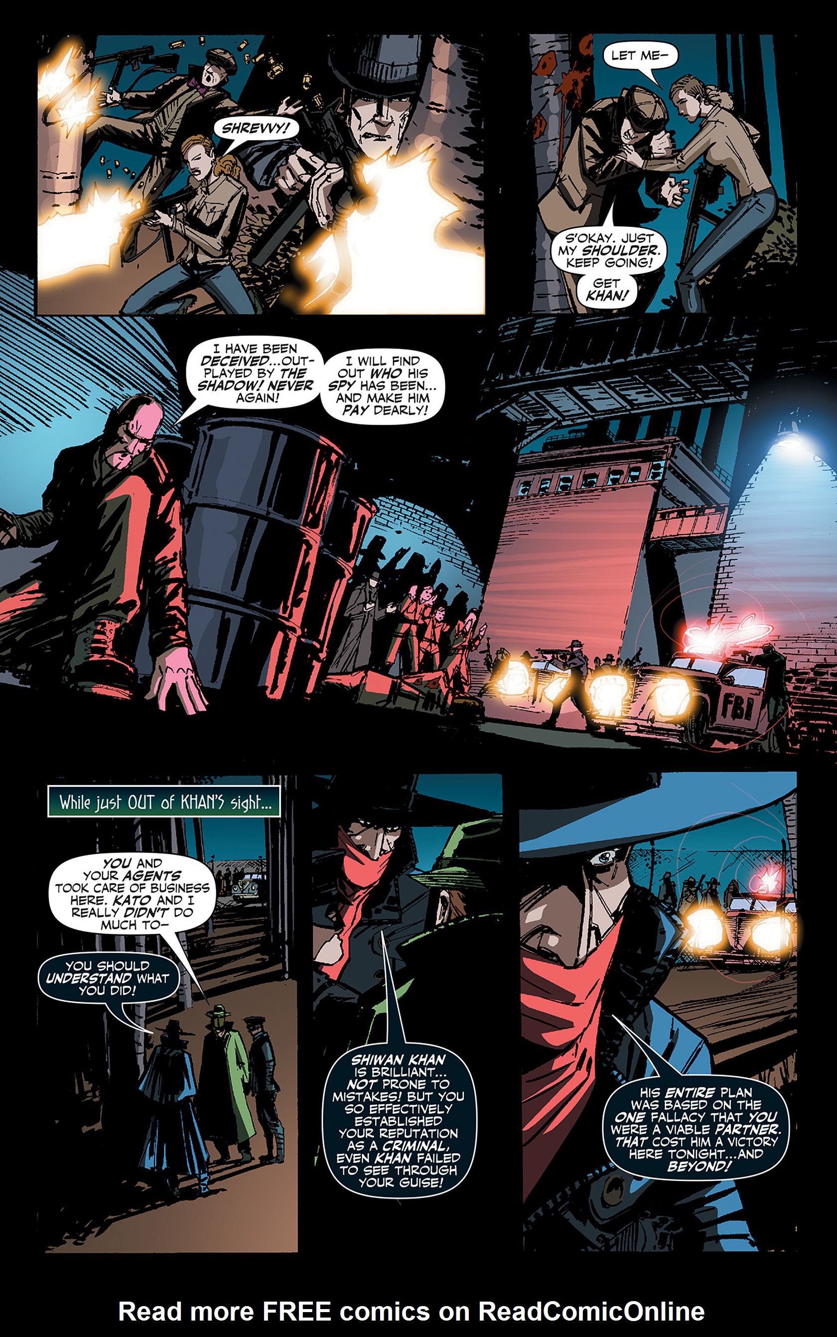 Read online The Shadow/Green Hornet: Dark Nights comic -  Issue #3 - 7