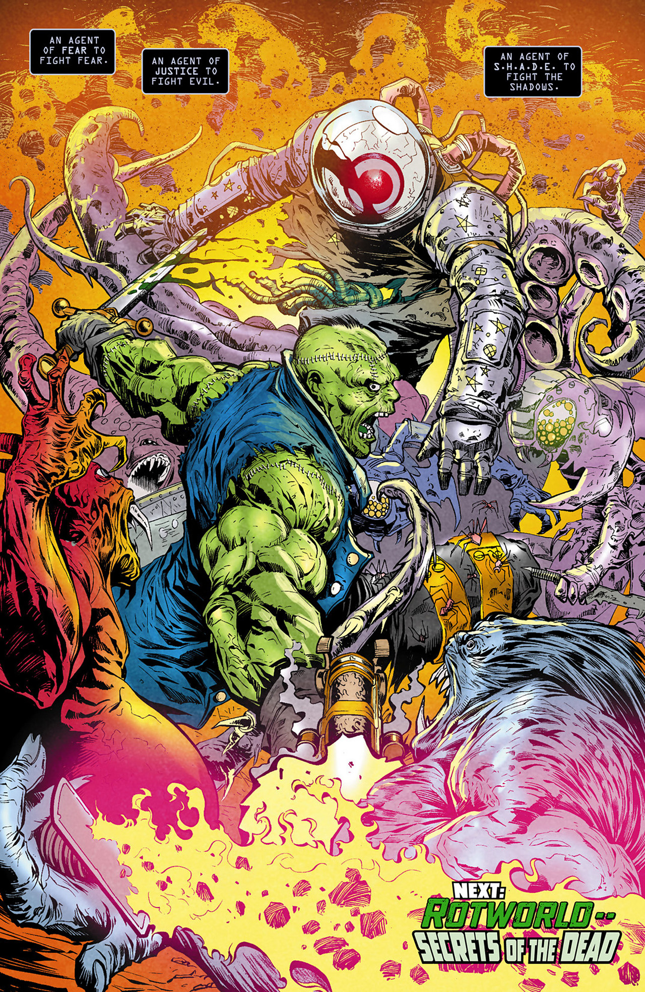 Read online Frankenstein, Agent of S.H.A.D.E. comic -  Issue #0 - 21
