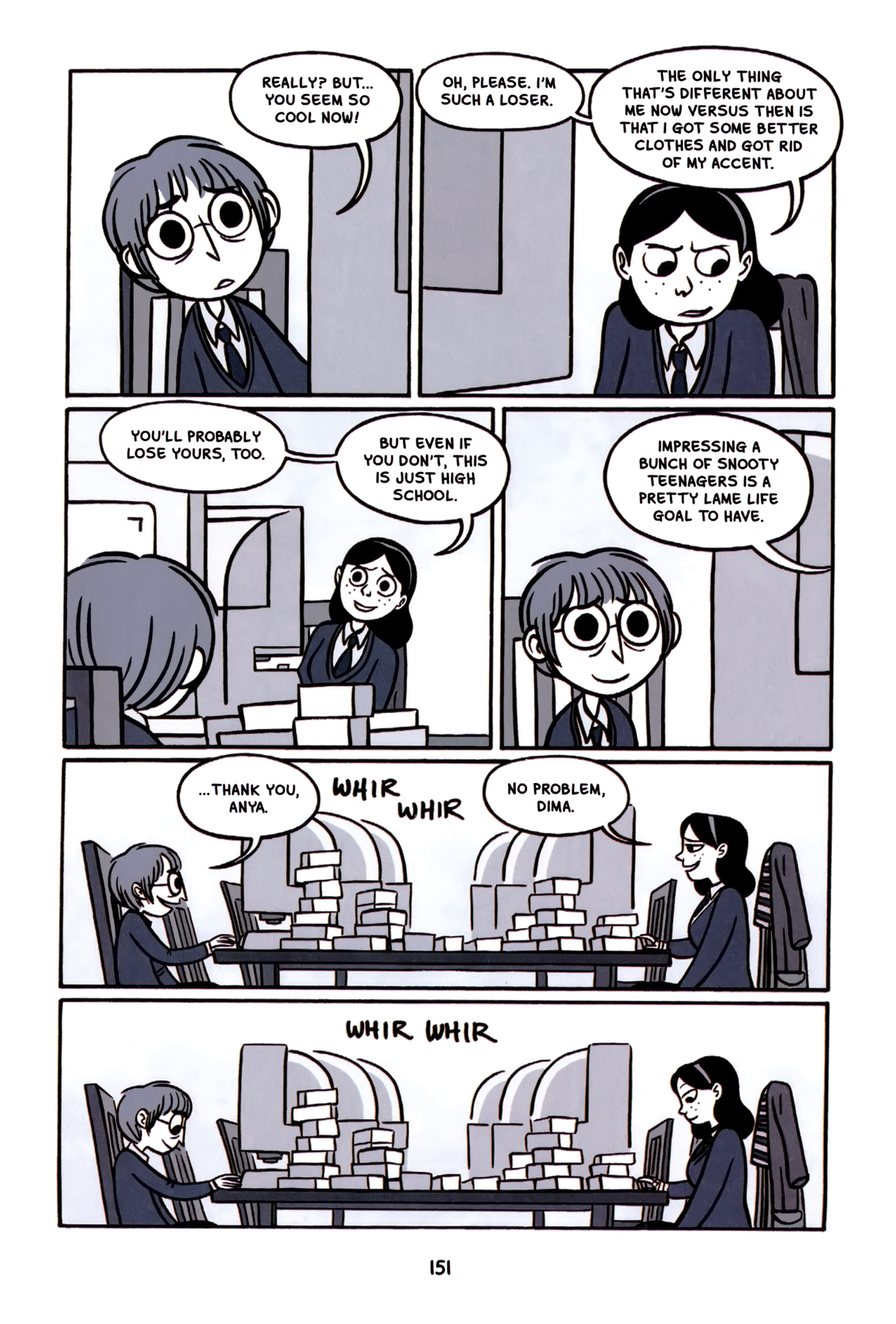 Read online Anya's Ghost comic -  Issue #1 - 152