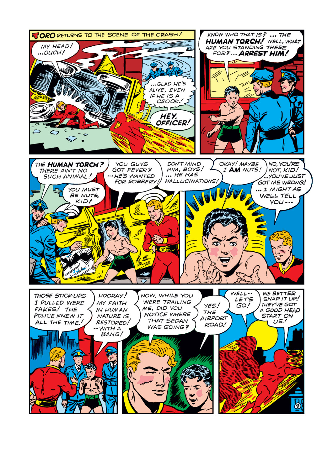 Read online The Human Torch (1940) comic -  Issue #6 - 11