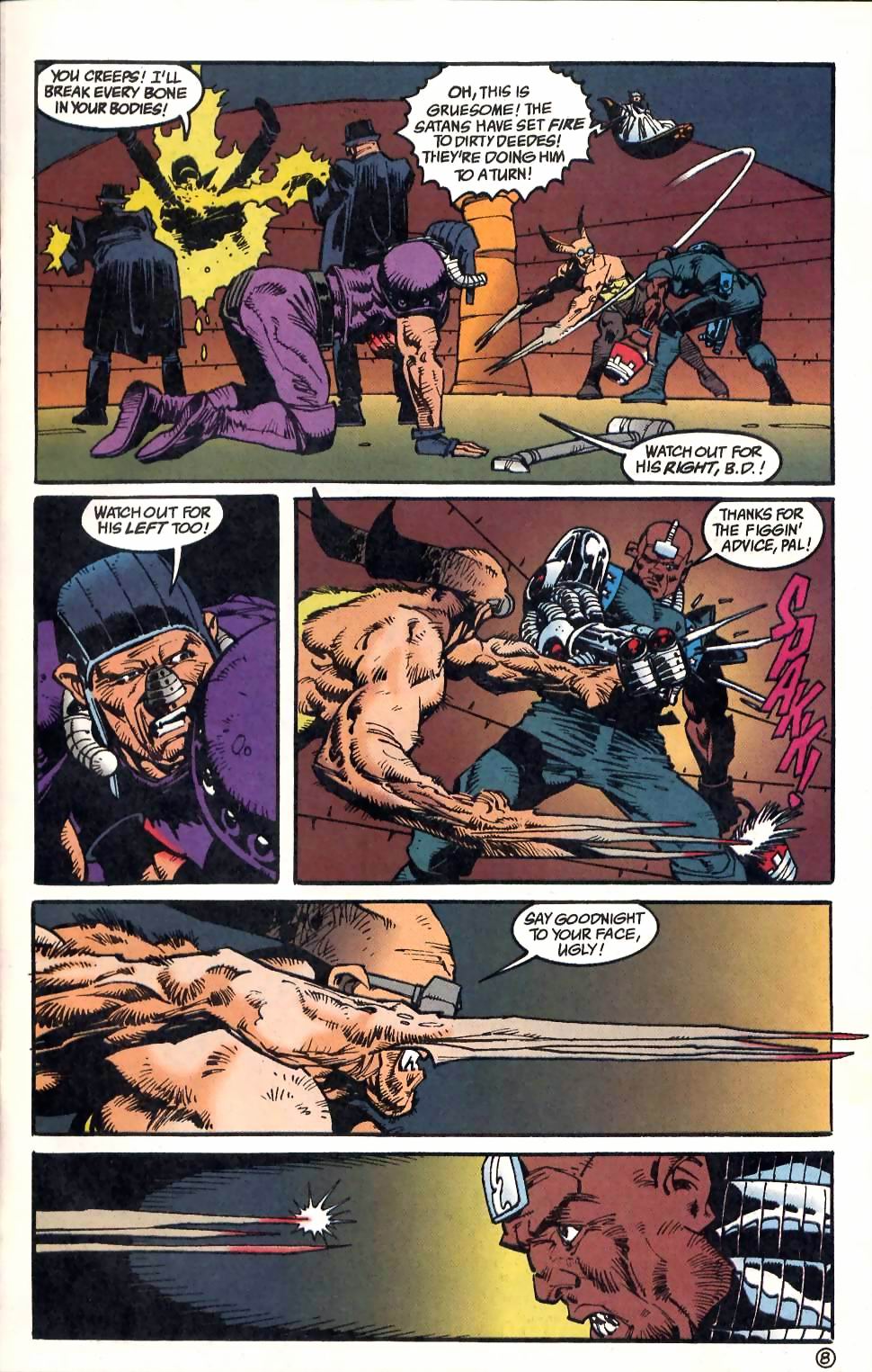 Read online Lobo: Unamerican Gladiators comic -  Issue #4 - 9