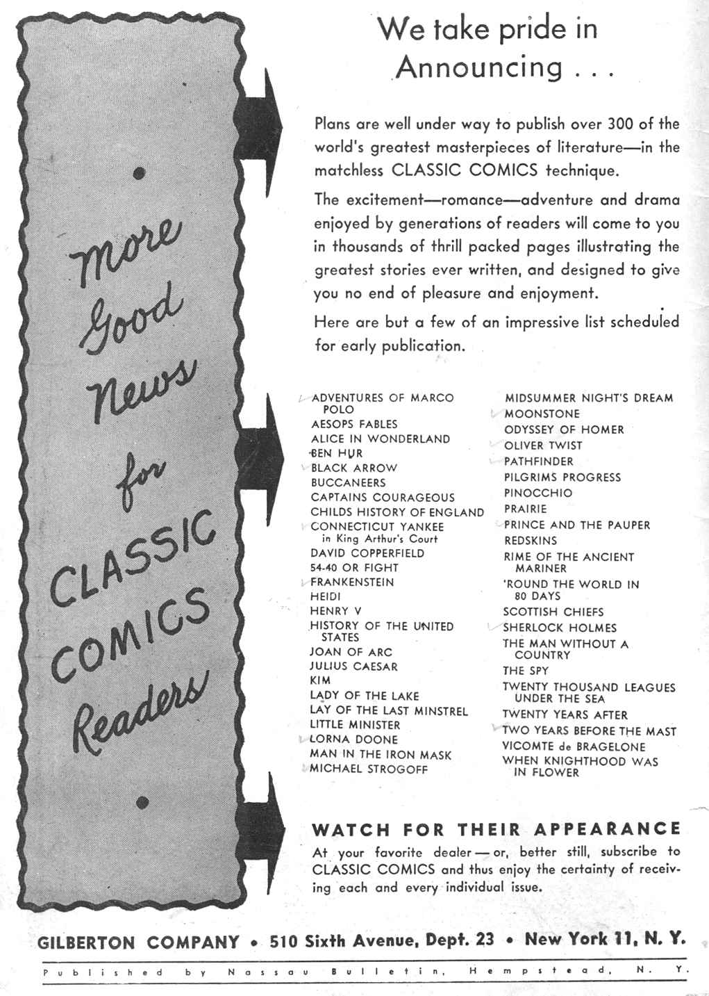 Read online Classics Illustrated comic -  Issue #8 - 2
