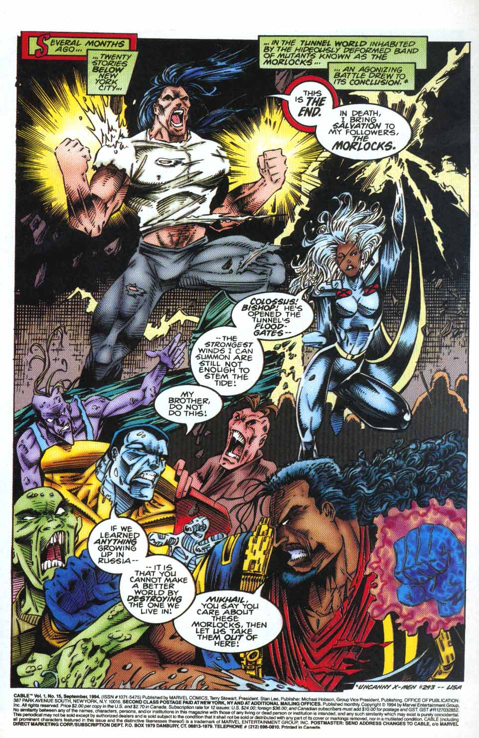Read online Cable (1993) comic -  Issue #15 - 3