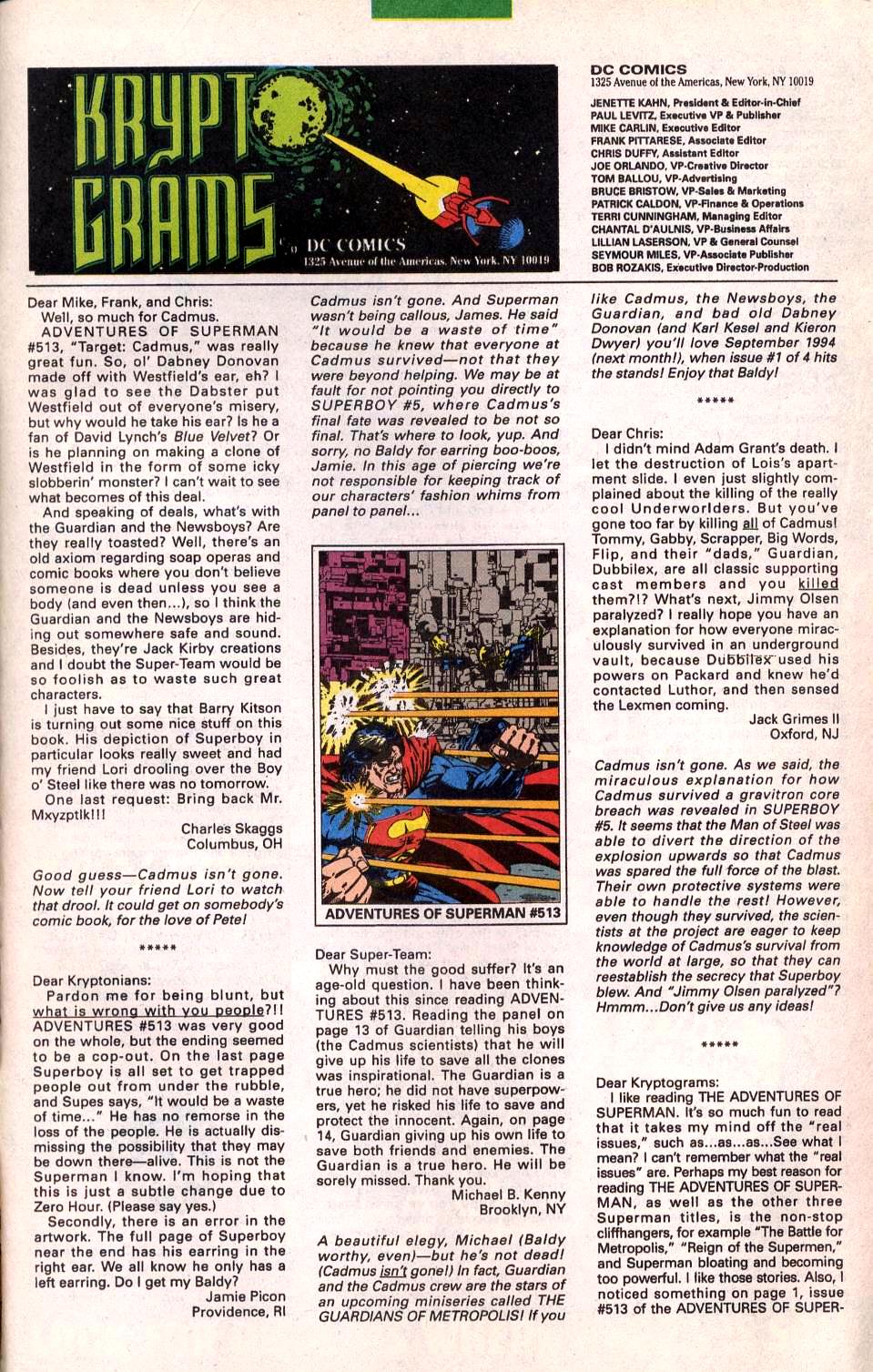 Read online Adventures of Superman (1987) comic -  Issue #0 - 24