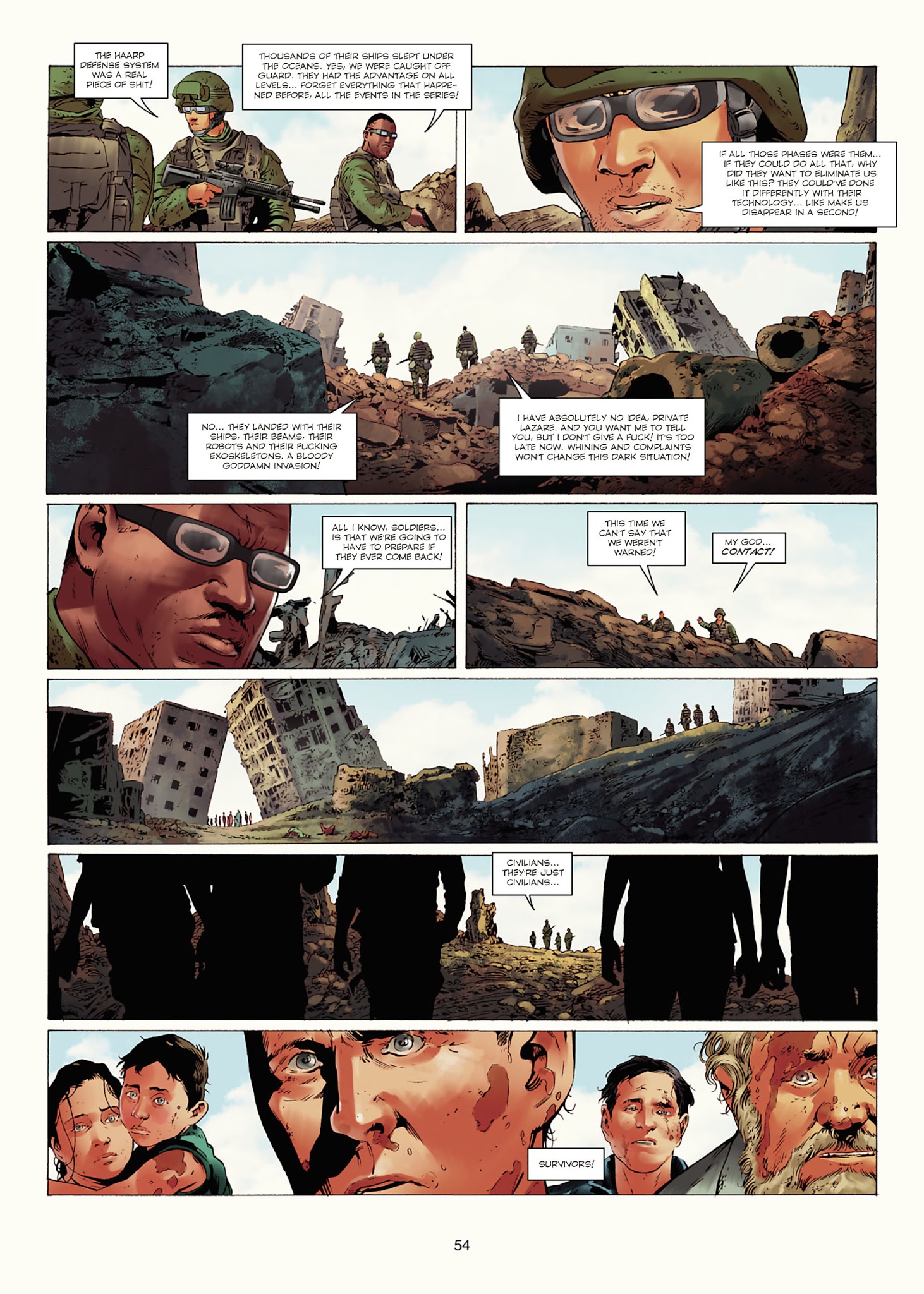 Read online Prometheus comic -  Issue #14 - 54
