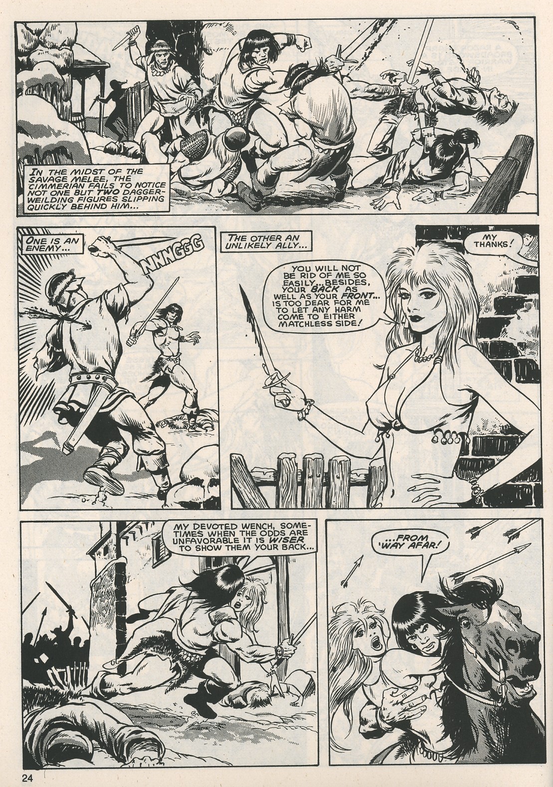 Read online The Savage Sword Of Conan comic -  Issue #118 - 23