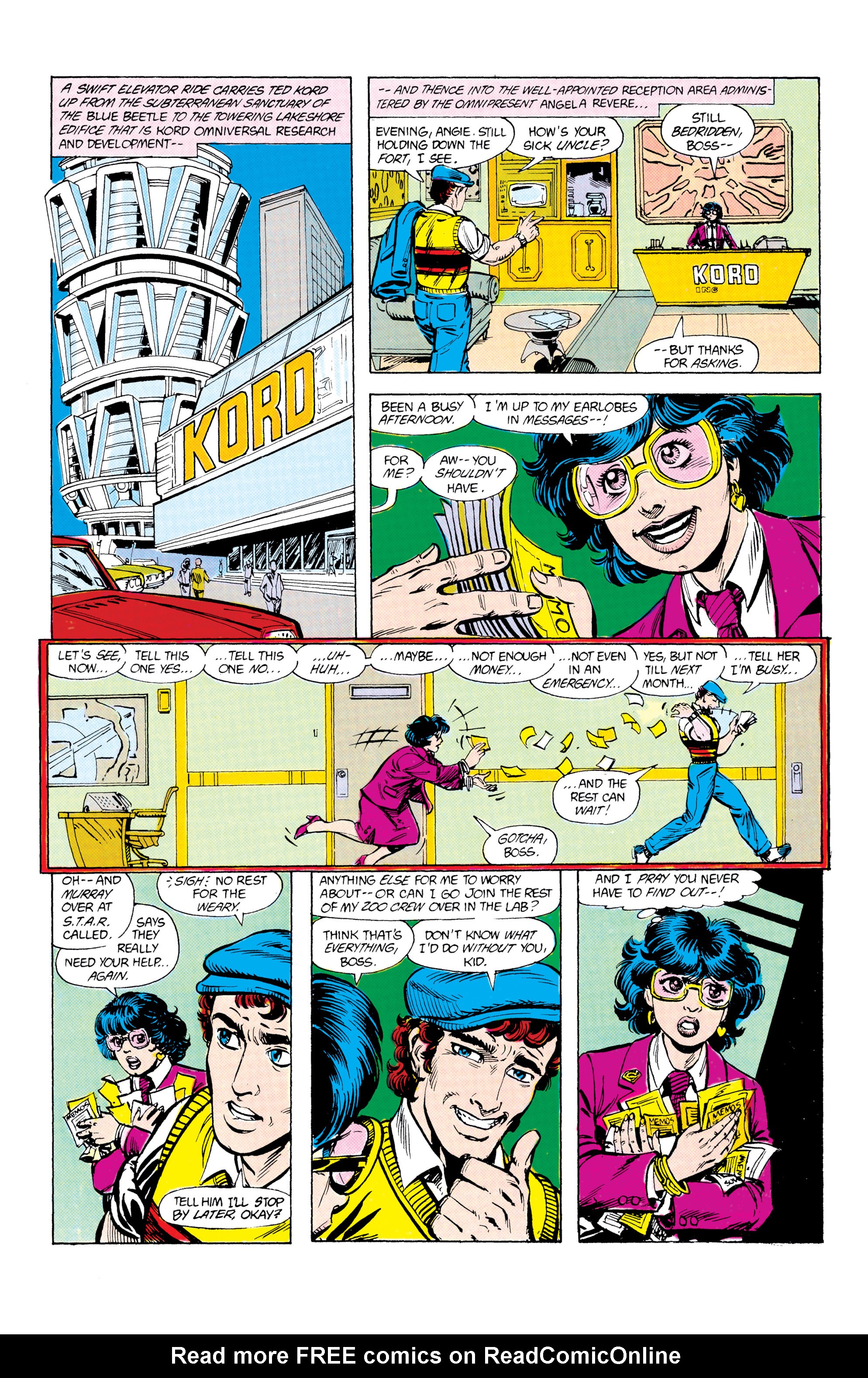 Read online Blue Beetle (1986) comic -  Issue #1 - 12